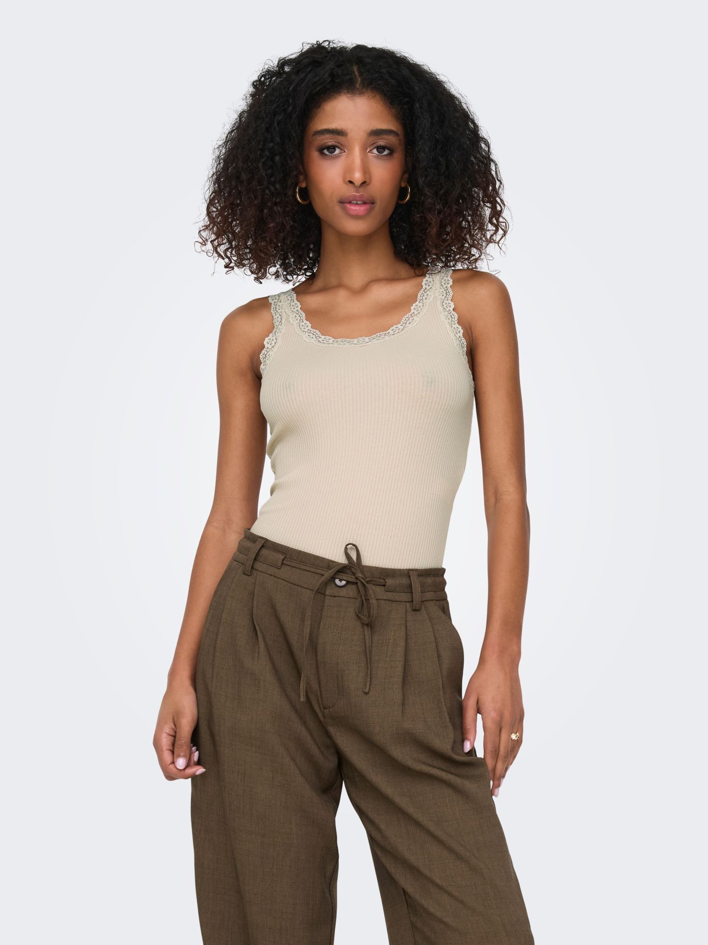 Only ONLSARA SHARAI TANK TOP JRS NOOS Peyote 2900166777038