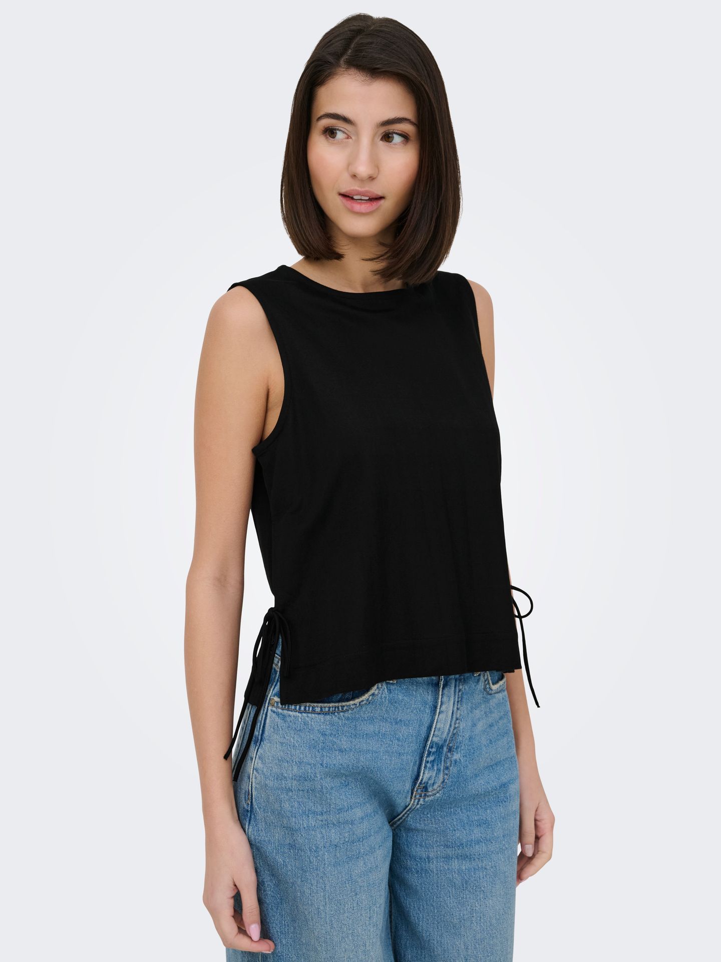 JDY JDYLESLIE S/L BOW TOP JRS NOOS Black 2900166782056