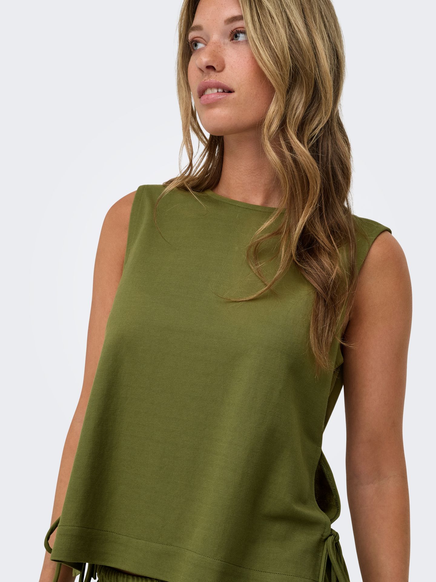 JDY JDYLESLIE S/L BOW TOP JRS NOOS Peat Moss 2900166783046
