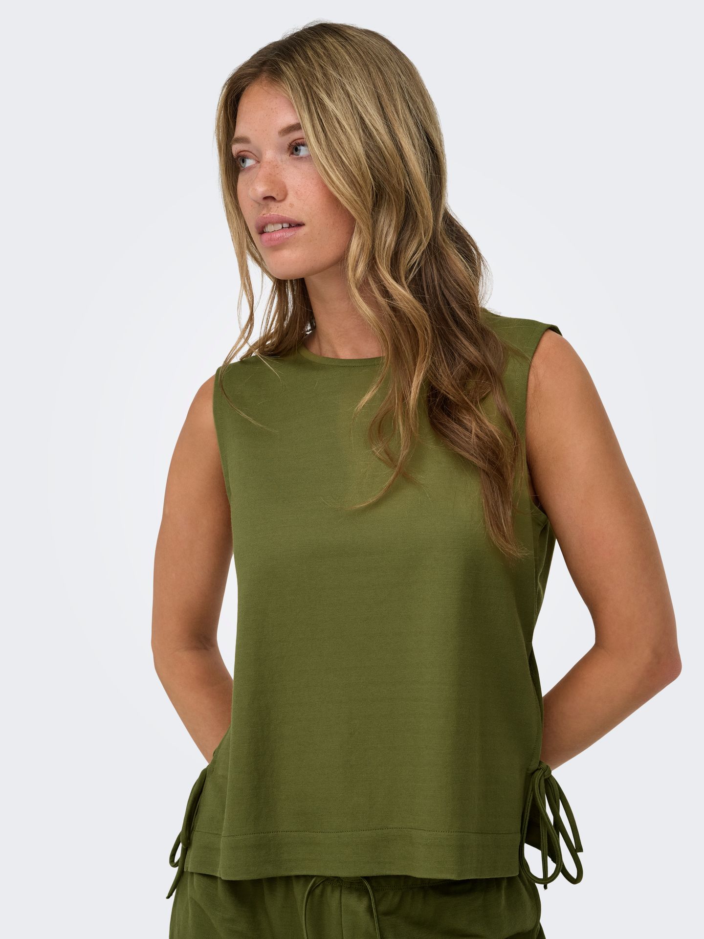 JDY JDYLESLIE S/L BOW TOP JRS NOOS Peat Moss 2900166783046