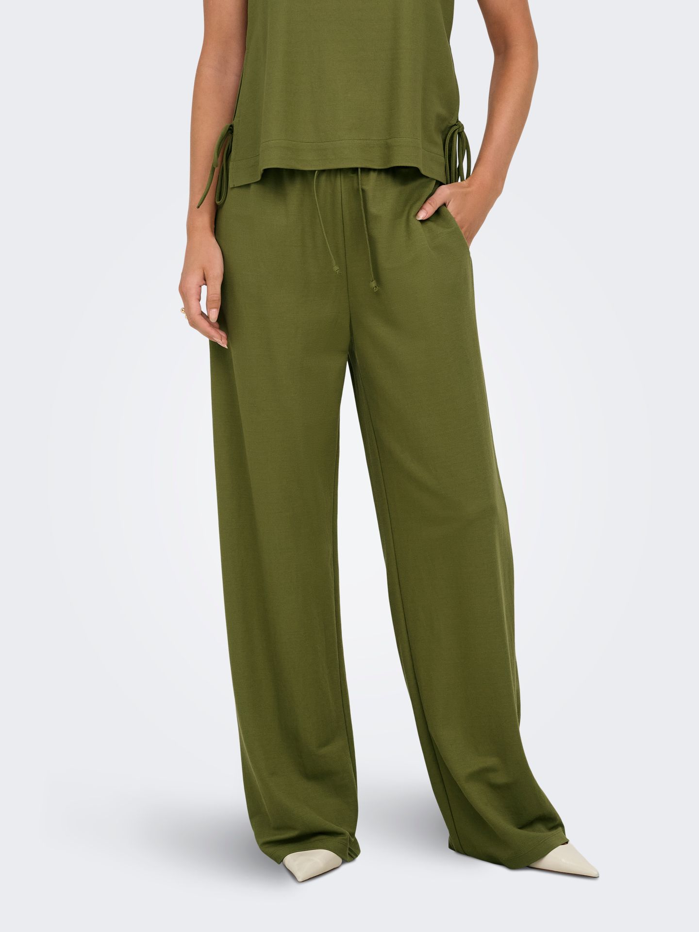 JDY JDYLESLIE PANT JRS NOOS Peat Moss 00118574-EKA26011400003535
