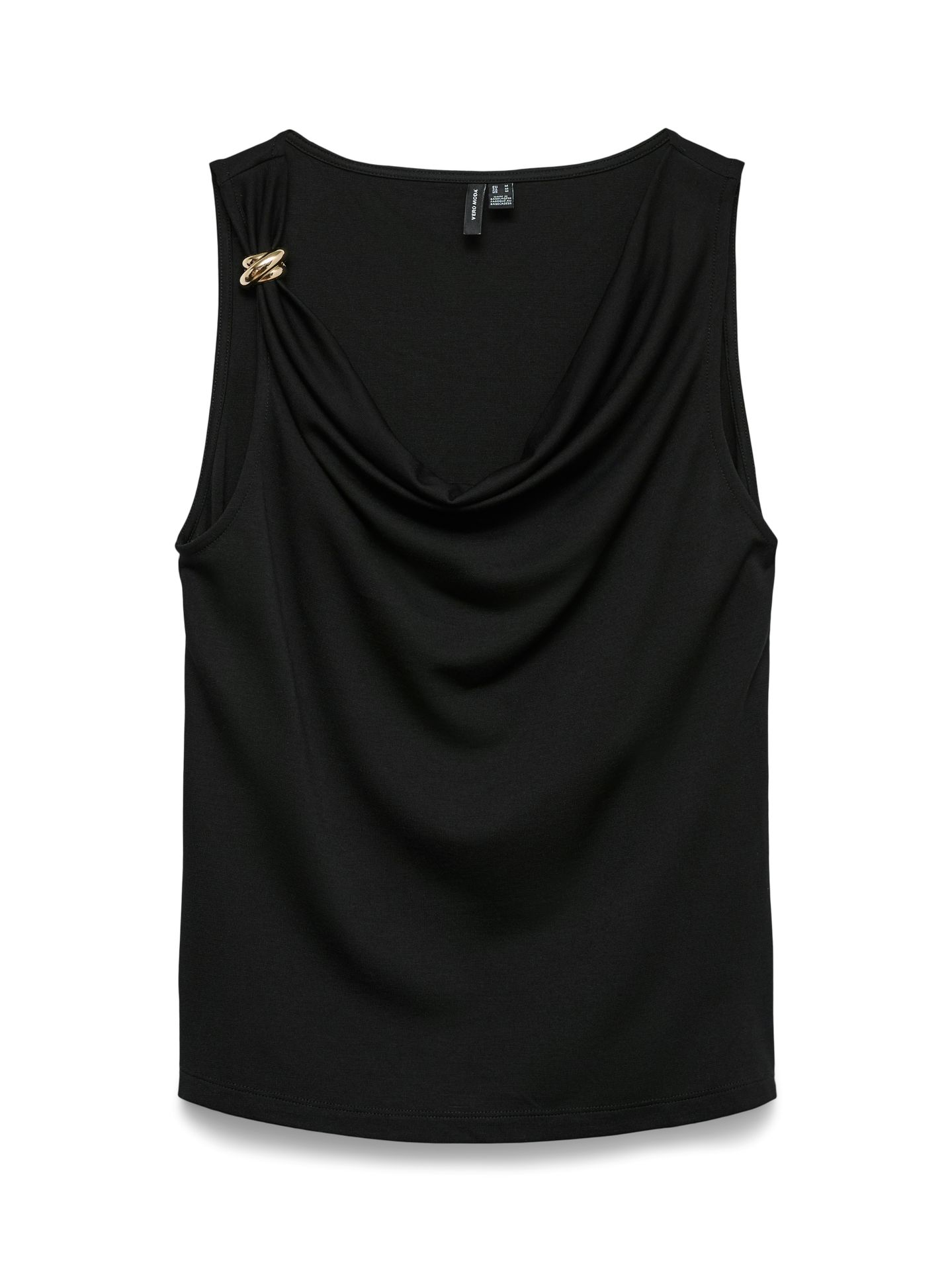Vero Moda VMCARLY SL BUCKLE TOP JRS Black 2900166790037