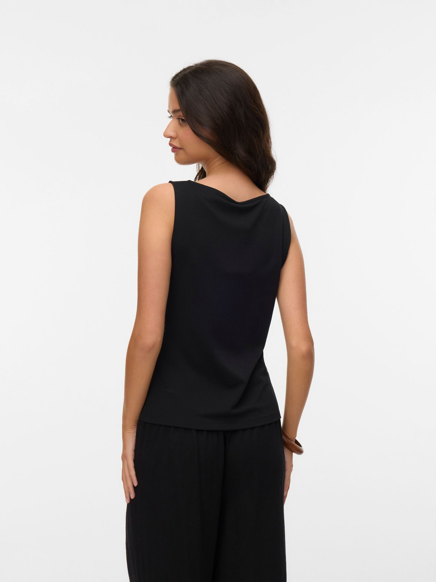 Vero Moda VMCARLY SL BUCKLE TOP JRS Black 2900166790037
