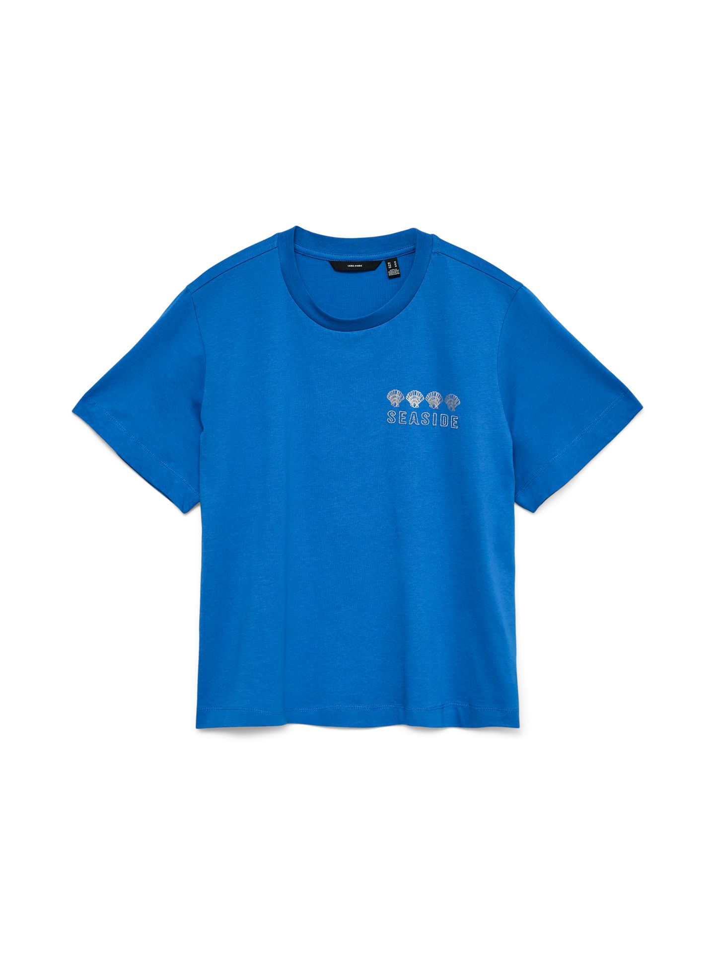 Vero Moda VMGINA METTE SS TOP BOX JRS Nebulas Blue/SEASIDE 00118583-EKA26011400003545