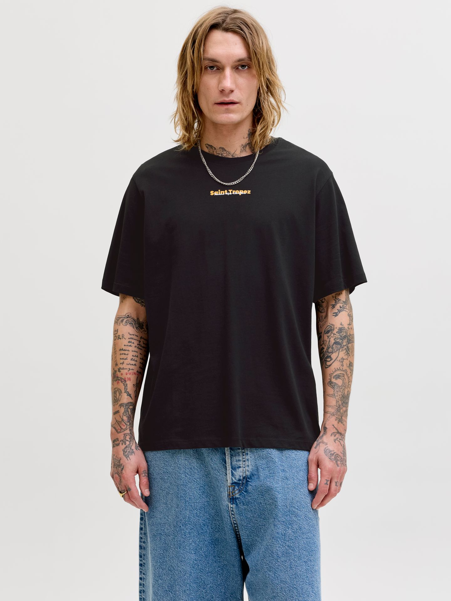 Jack & Jones JJCITY PHOTOPRINT TEE SS CREW NECK Black 00118585-EKA26011400000232