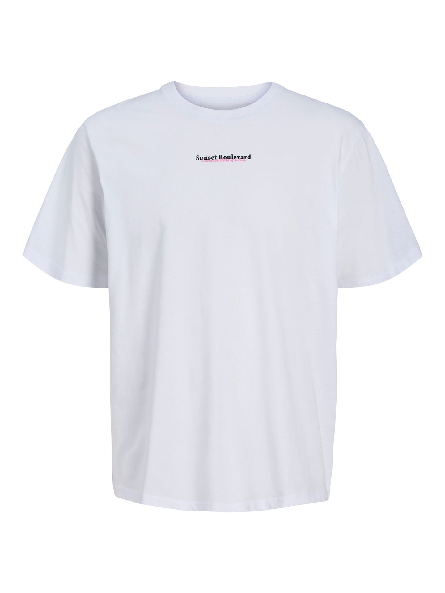 Jack & Jones JJCITY PHOTOPRINT TEE SS CREW NECK Bright White 2900166816010