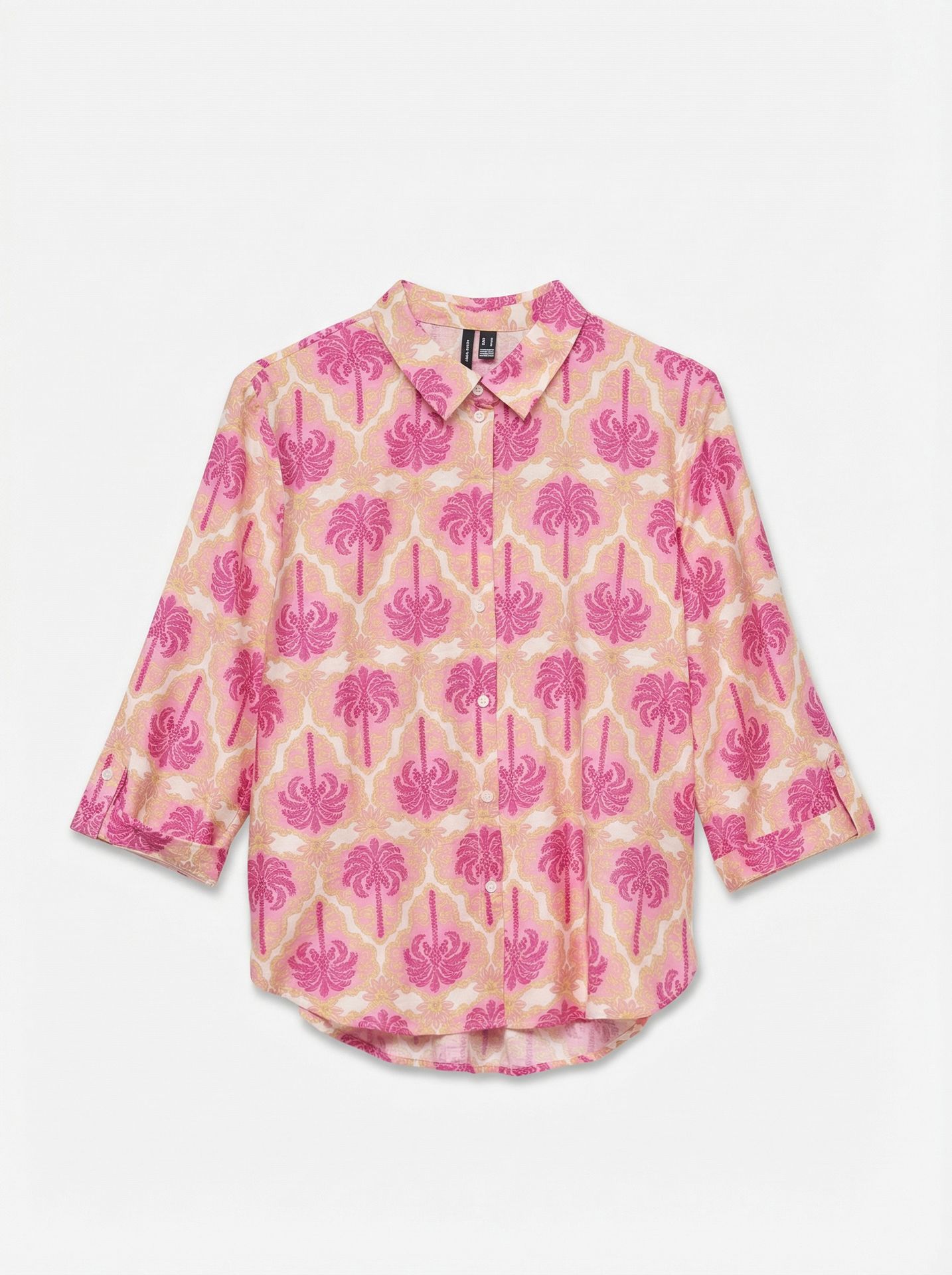 Vero Moda VMEVELIJN 3/4 SHIRT EXP Snow White/Lemonade 00118586-EKA26011400000850
