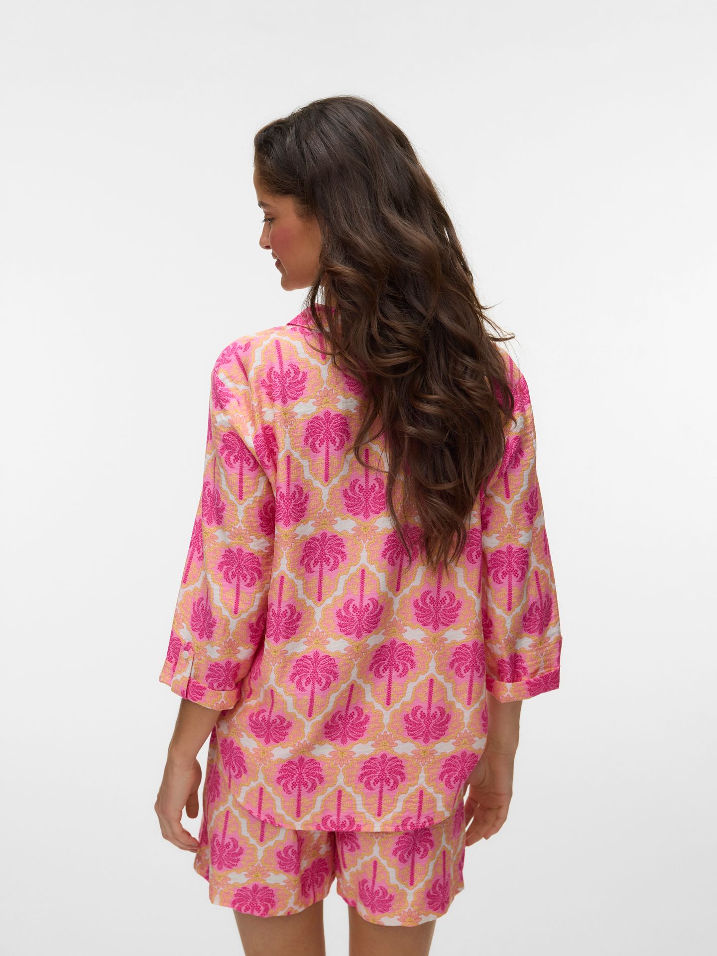 Vero Moda VMEVELIJN 3/4 SHIRT EXP Snow White/Lemonade 2900166819011