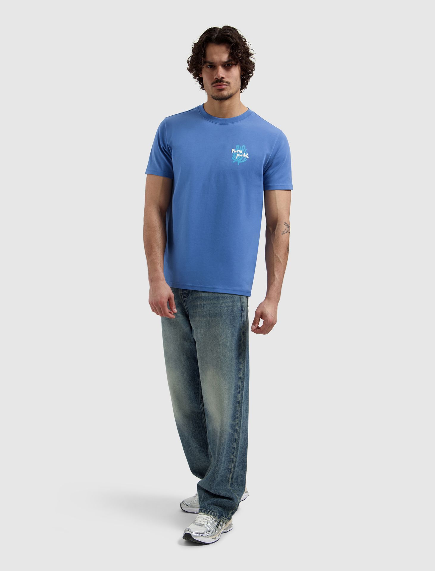 Pure Path Coral Reef T-shirt 12 faded cobalt 2900166822035