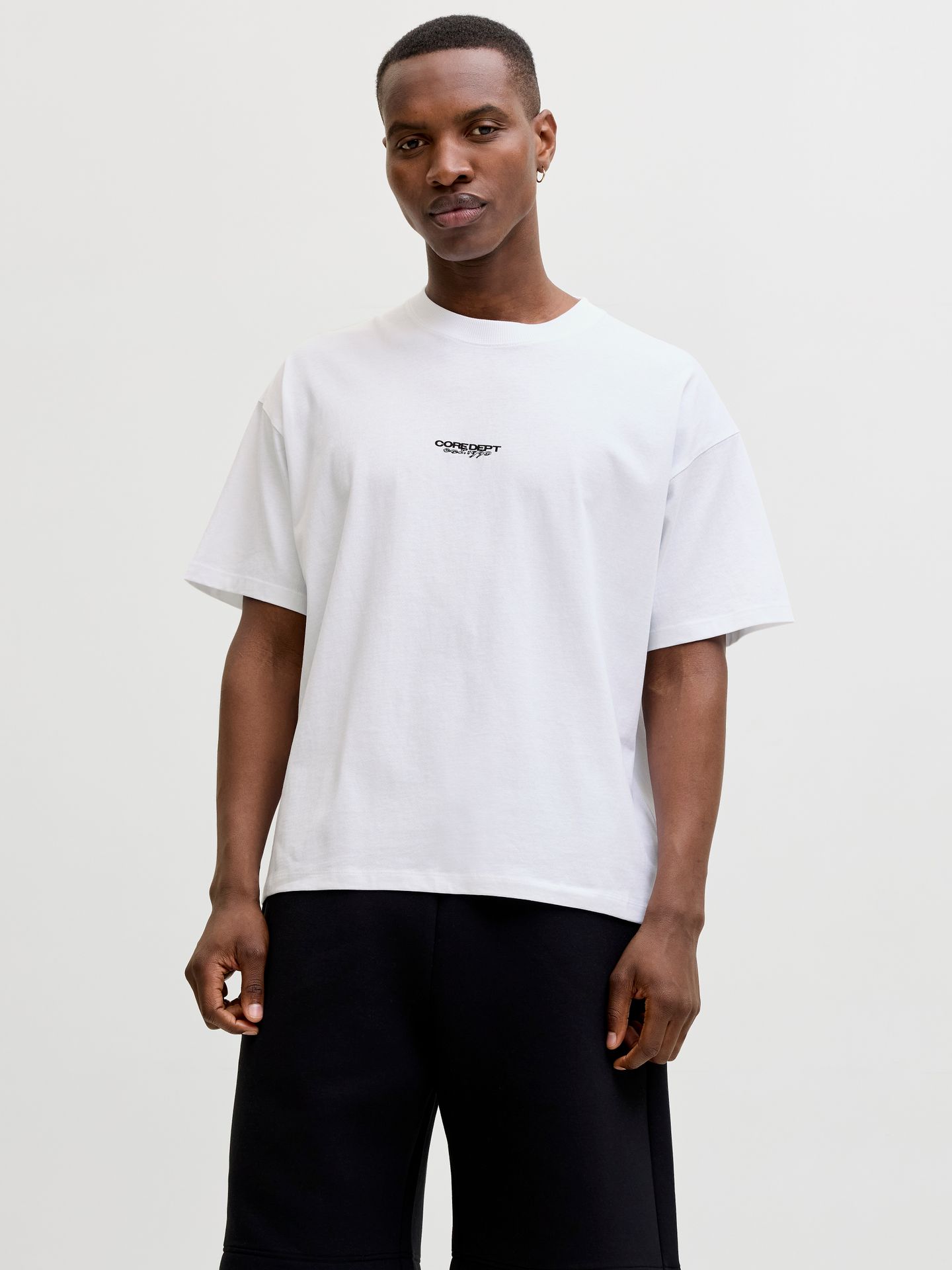 Jack & Jones JCOBIARRITZ CHROME PRINT TEE STYD S Bright White 00118591-EKA26011400001494