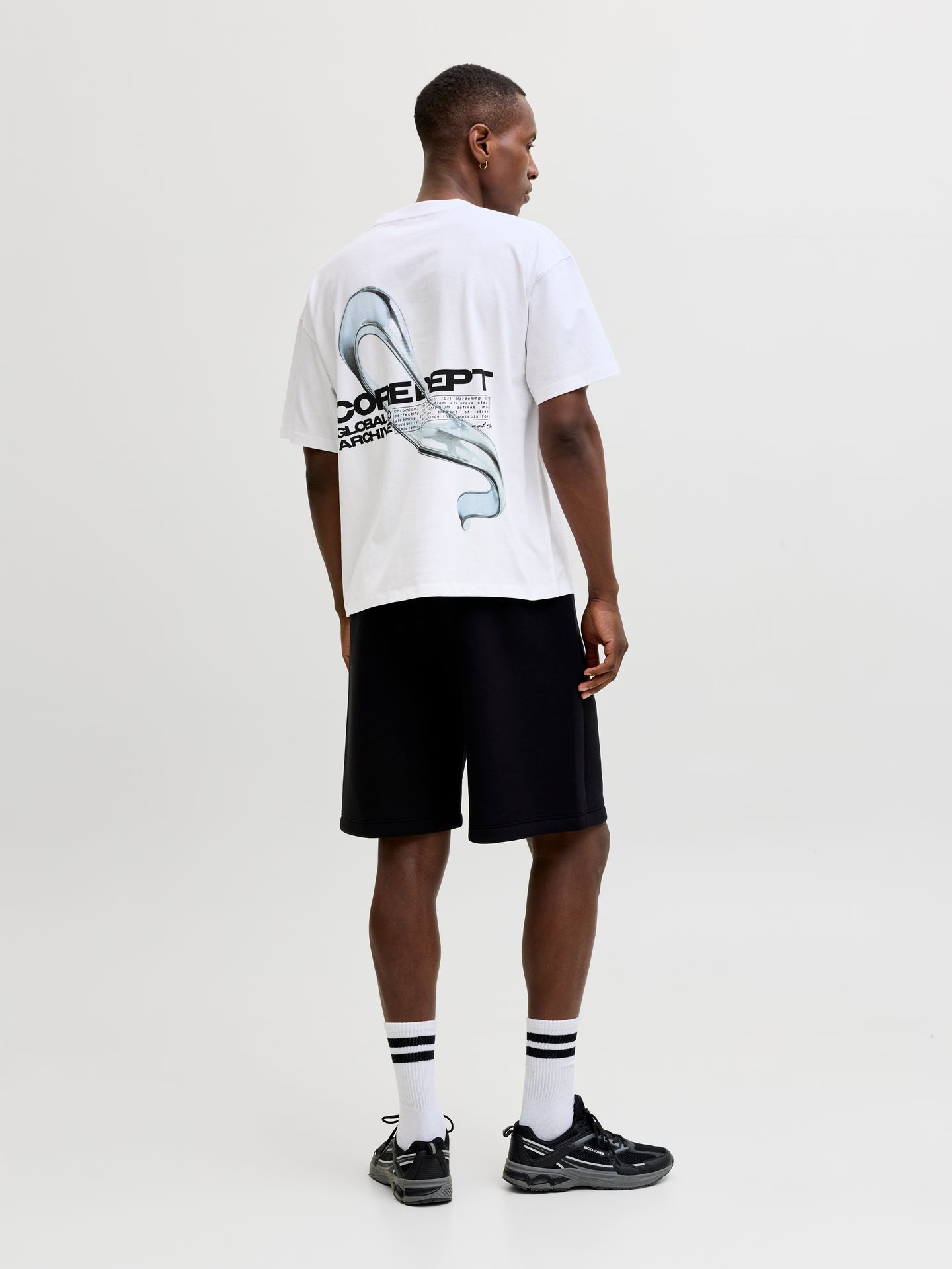 Jack & Jones JCOBIARRITZ CHROME PRINT TEE STYD S Bright White 2900166829027
