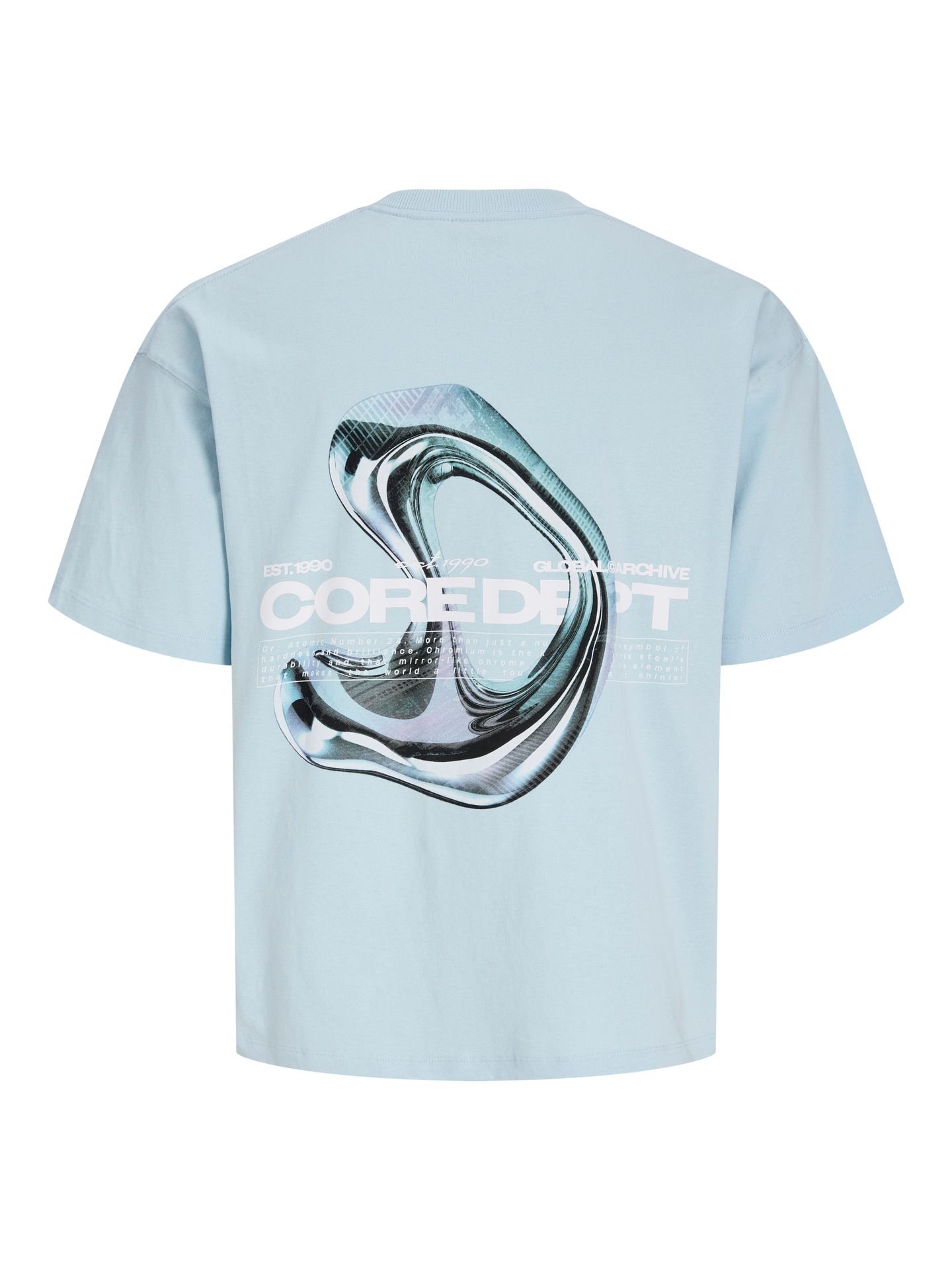 Jack & Jones JCOBIARRITZ CHROME PRINT TEE STYD S Omphalodes 2900166830023