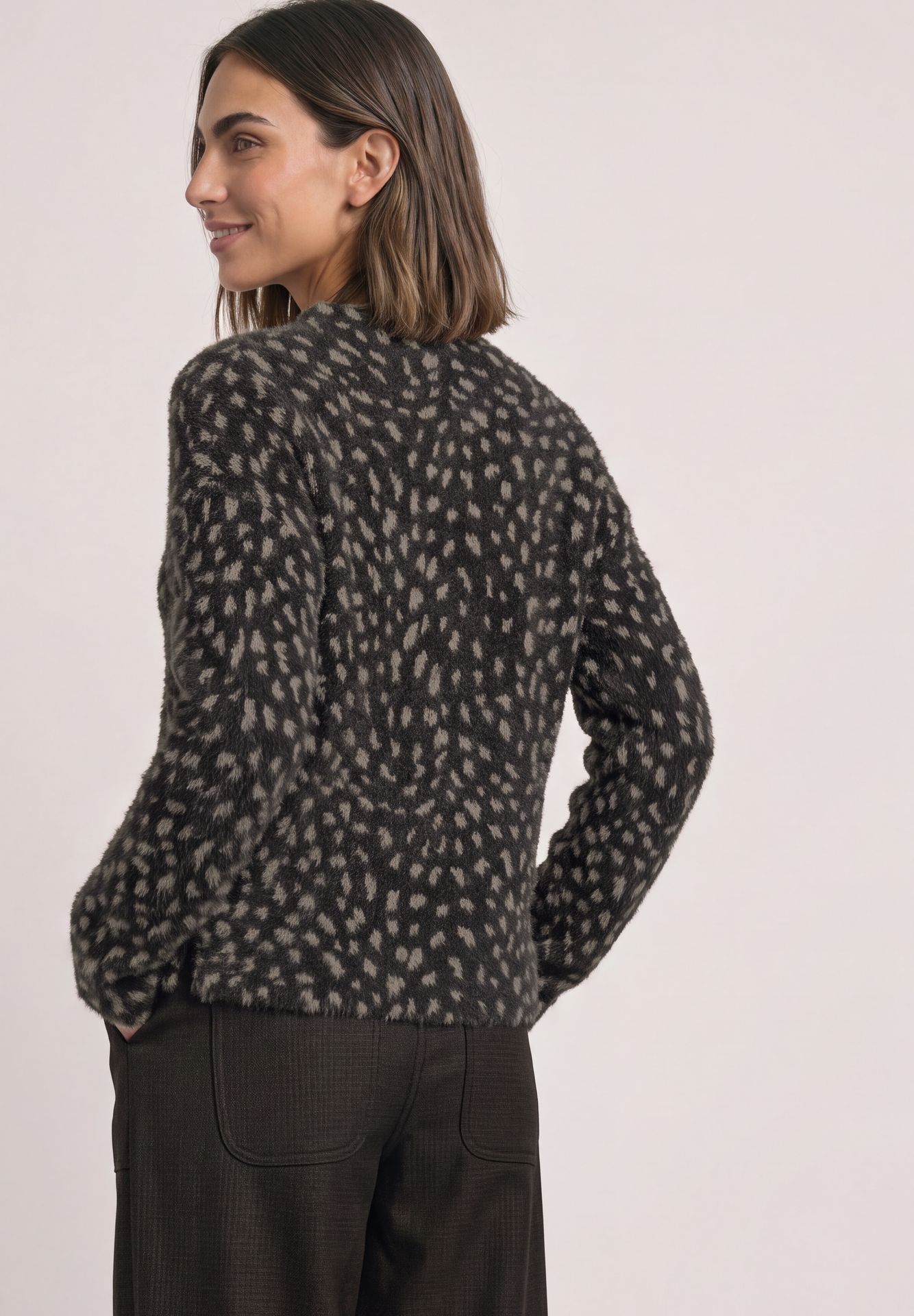 Street-One A326068 LTD QR fluffy dessin turtle black coffee 2900166900061