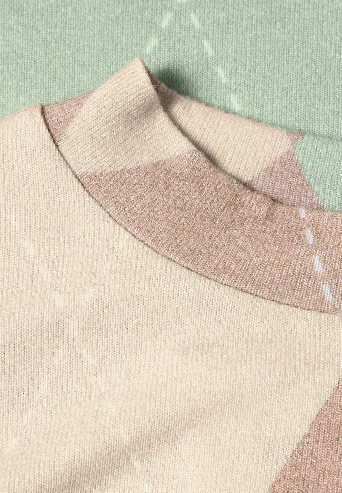Street-One A326070 LTD QR printed soft shirt w eucalyptus green 2900166904038