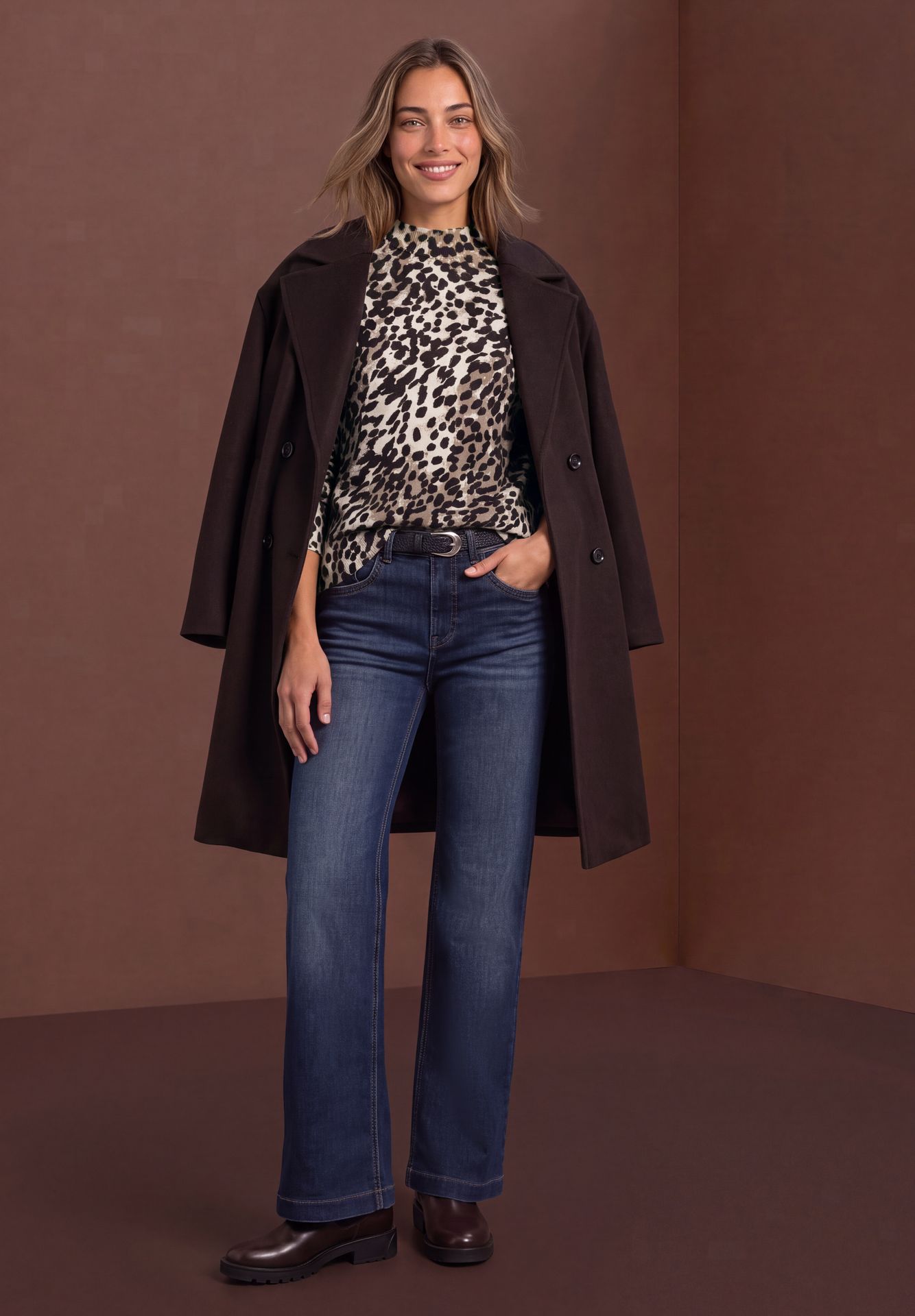 Street-One A304156 leo turtle sweater black coffee 2900166936039