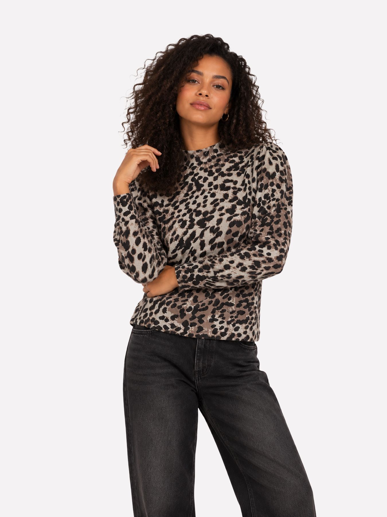 Street-One A304156 leo turtle sweater black coffee 00118640-EKA19000200000957