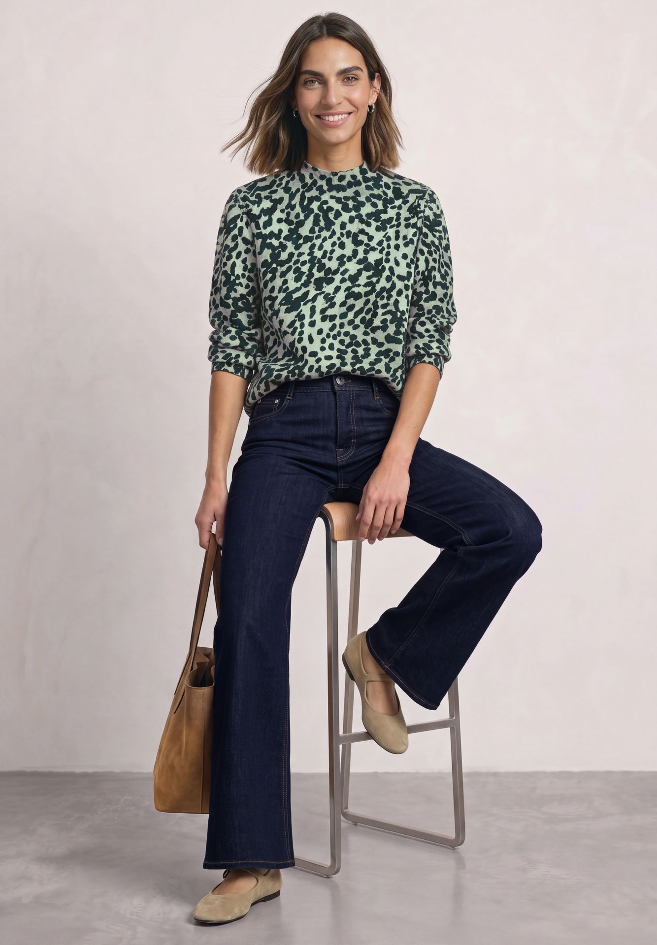 Street-One A304156 leo turtle sweater stormy green 2900166937029