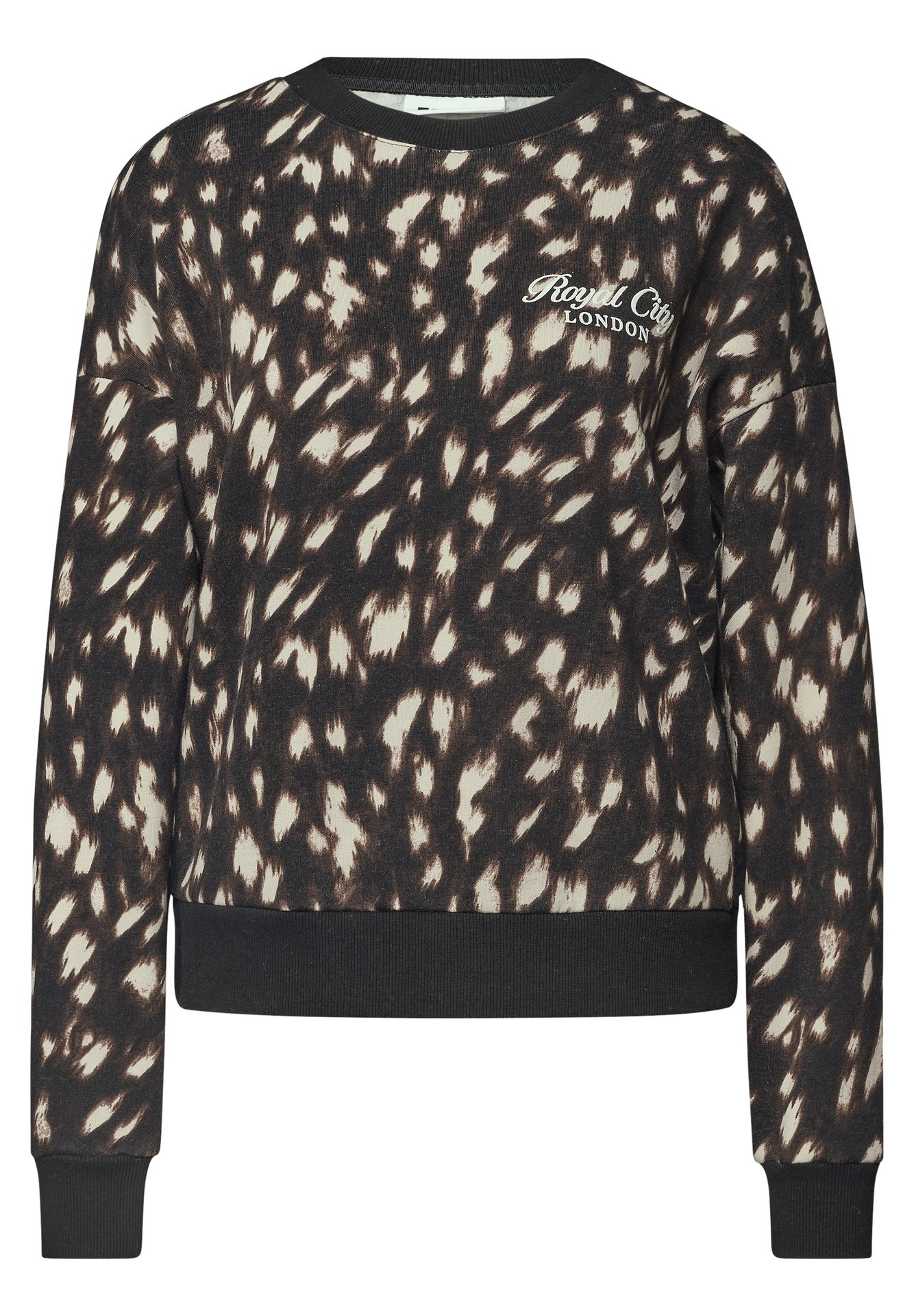 Street-One A304185 AOP Loose Fit Sweatshirt black 00118647-L0019000200000011