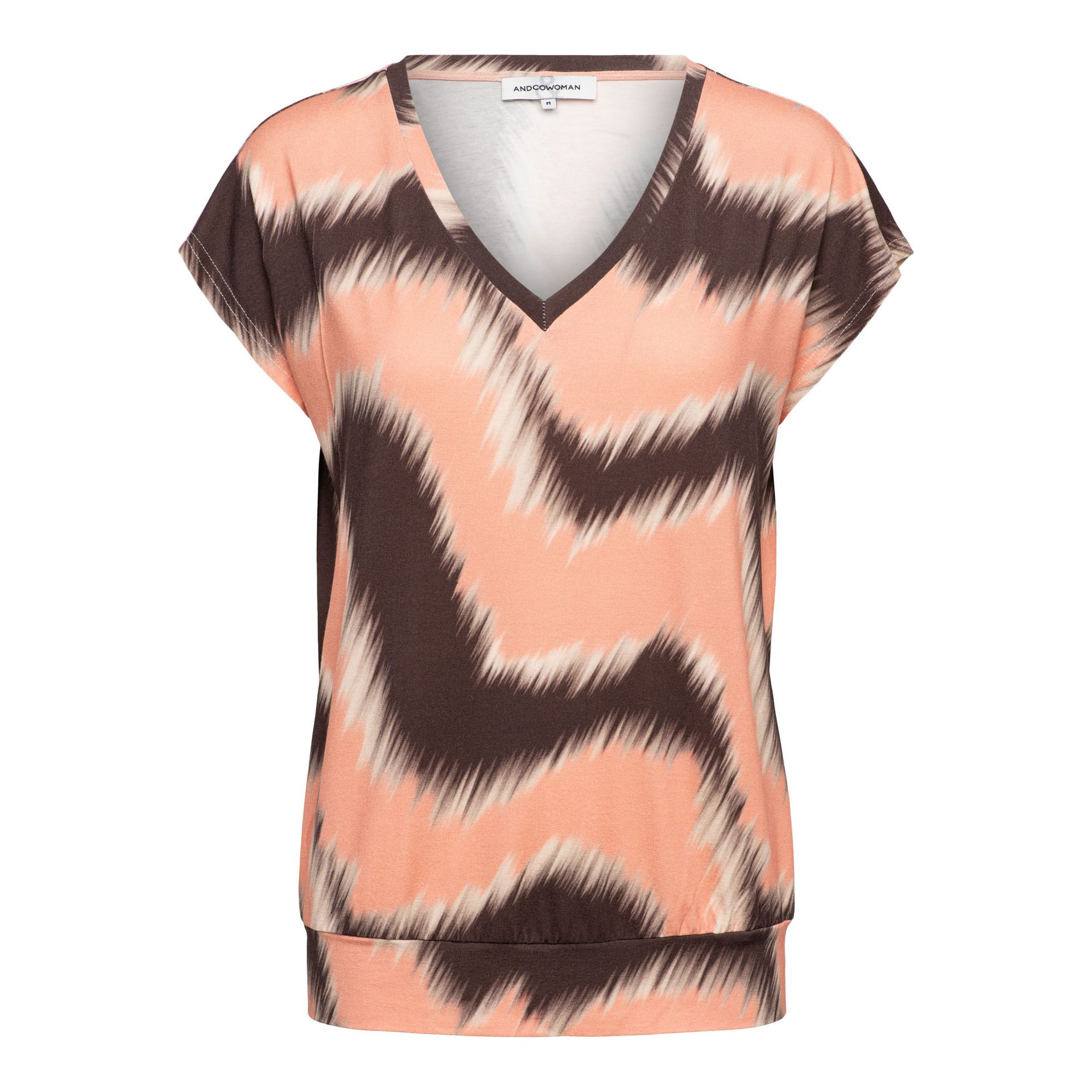 &Co Woman LUCIA ZIGZAG 64046 e-chocolate multi 00118725-EKA26007600000229