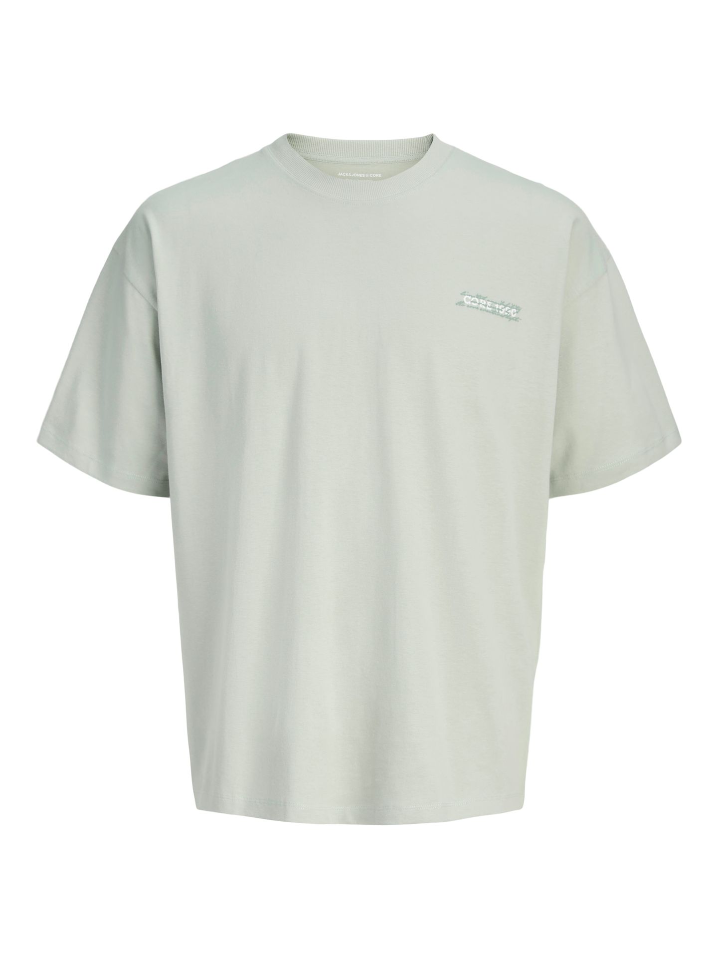 Jack & Jones JCOETERNA SCRIPT BACK PRINT TEE SS Aqua Gray 00118730-EKA26011400002613