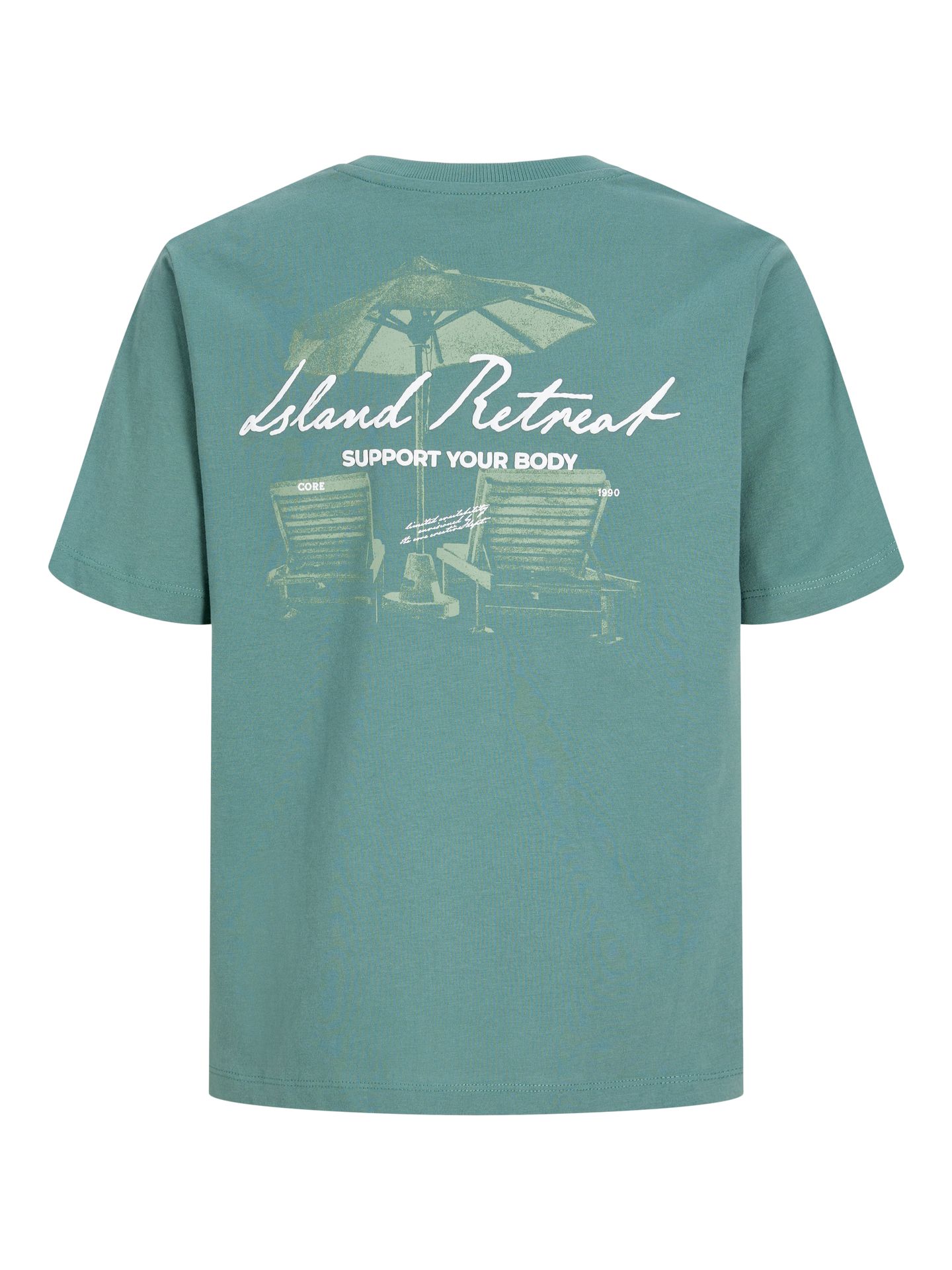 Jack & Jones JCOETERNA SCRIPT BACK PRINT TEE SS North Atlantic 2900167107032