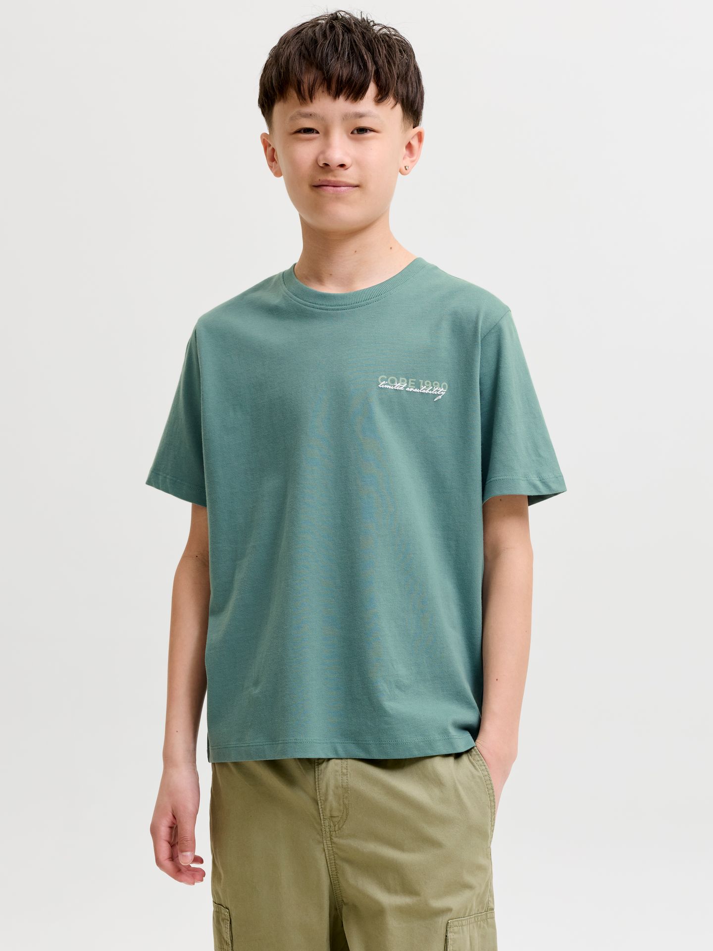 Jack & Jones JCOETERNA SCRIPT BACK PRINT TEE SS North Atlantic 2900167107032