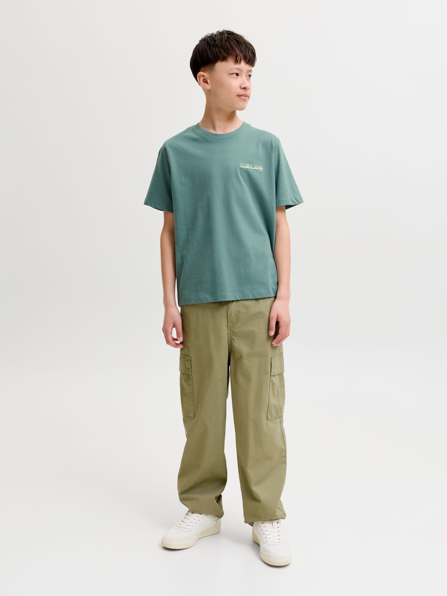 Jack & Jones JCOETERNA SCRIPT BACK PRINT TEE SS North Atlantic 2900167107032