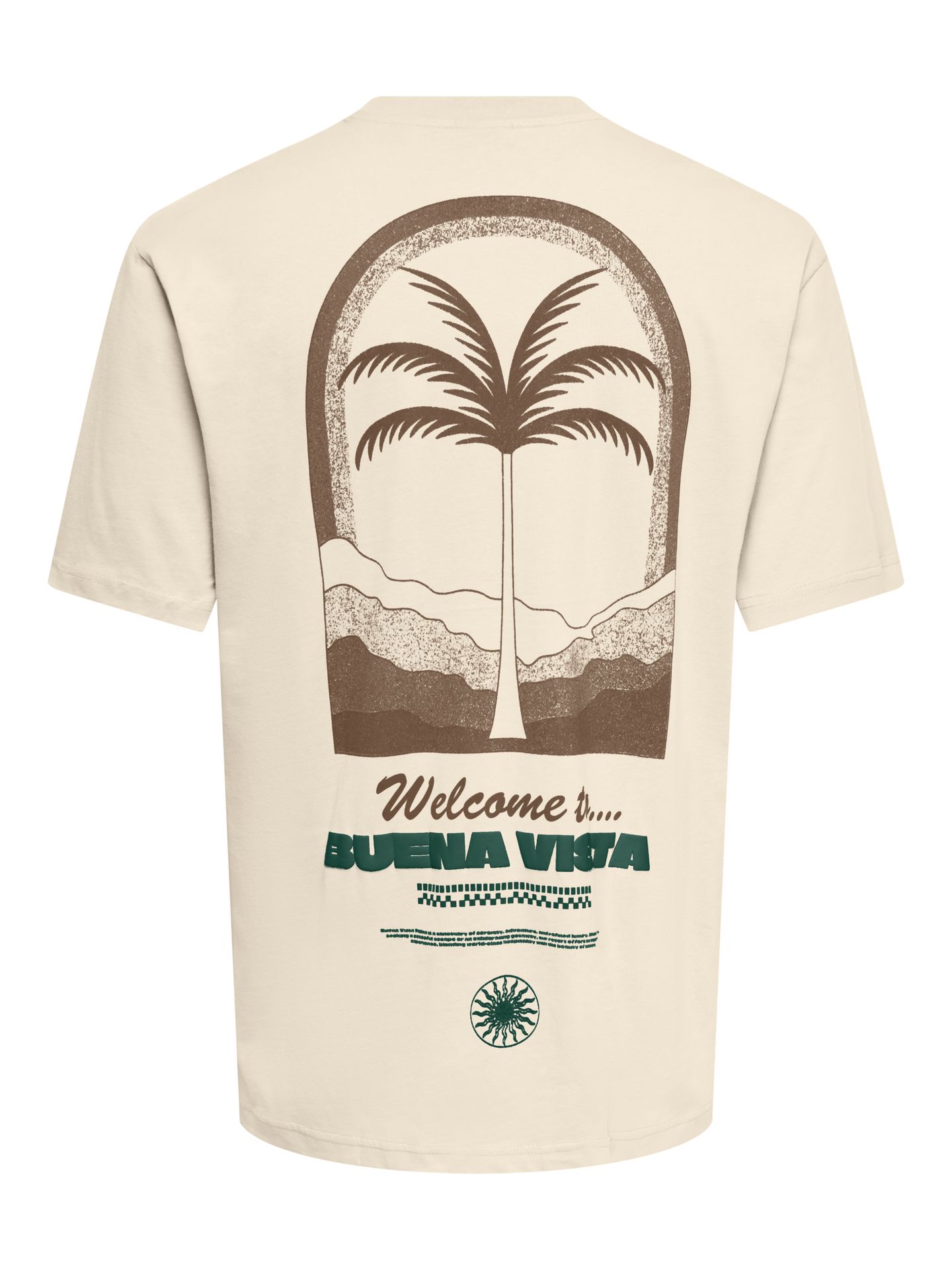 Only & Sons ONSKIKI LIFE RLX SS TEE Antique White/ANTIQUE WHITE - CAP V 00118735-EKA26011400002835