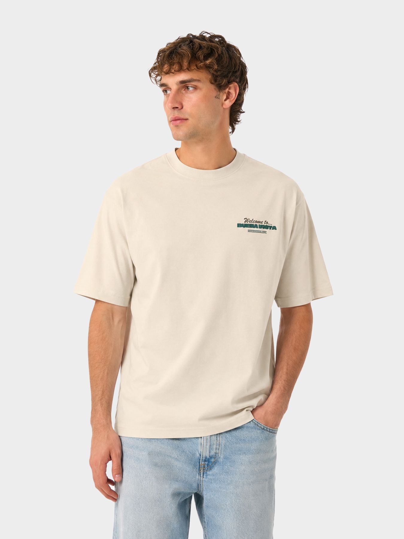 Only & Sons ONSKIKI LIFE RLX SS TEE Antique White/ANTIQUE WHITE - CAP V 2900167109029