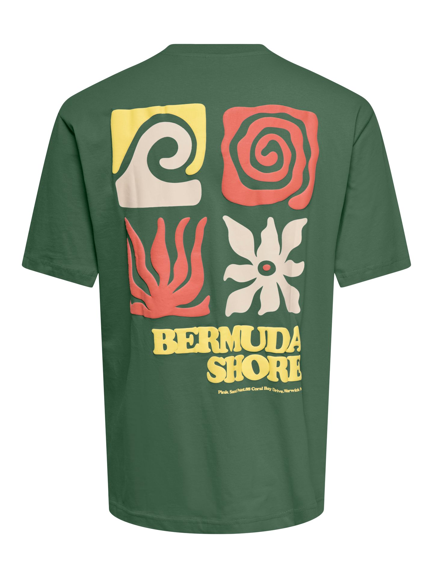 Only & Sons ONSKIKI LIFE RLX SS TEE Mallard Green/BERMUDA SHORE 2900167108053