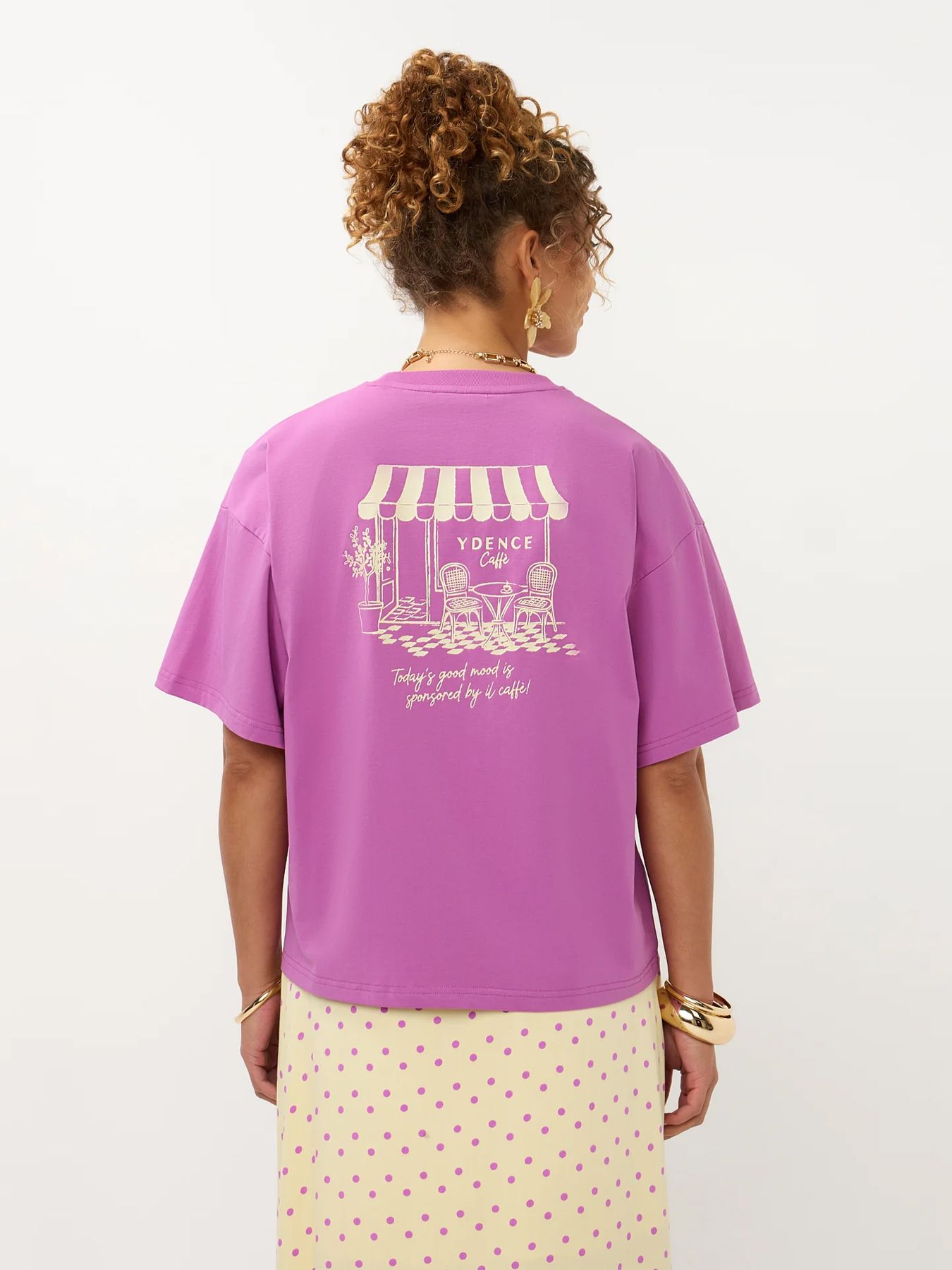 Ydence T-shirt Ydence cafe Pink 2900167128068