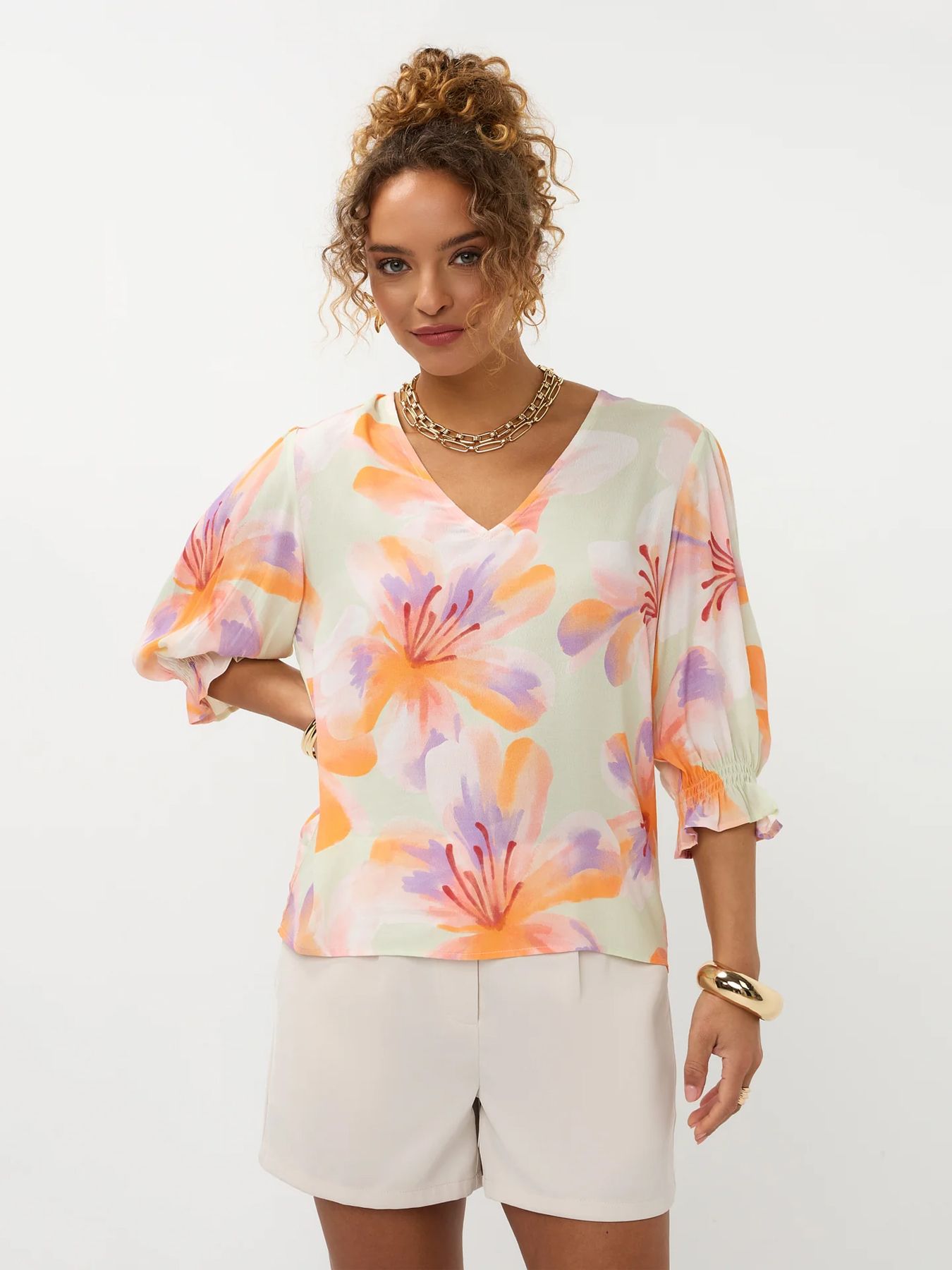 Ydence Top Jordan Multi flower 00118757-1078
