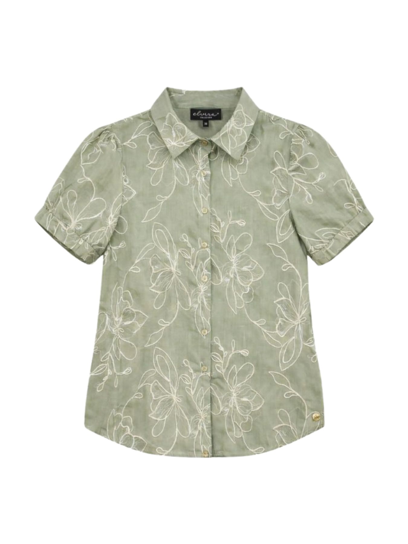 Elvira Blouse nadia Sage 2900167145140