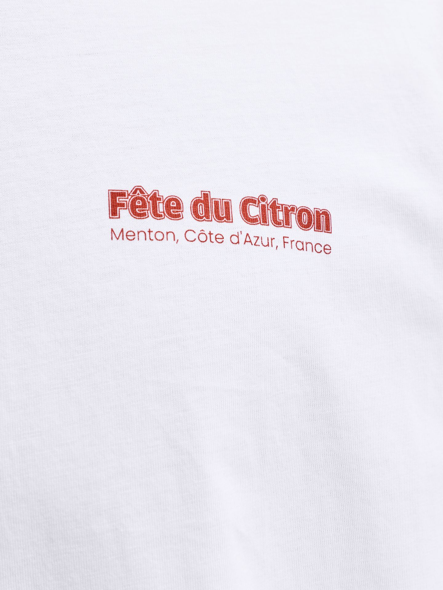 Jack & Jones JJLEMON TEE SS CREW NECK Bright White 2900167153039