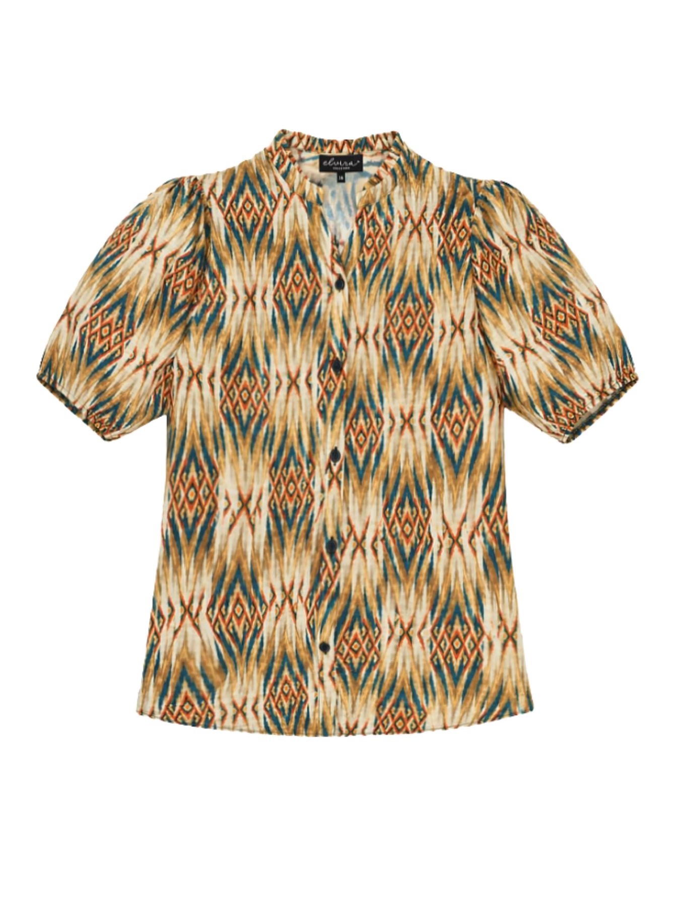 Elvira Blouse Loiza tropical treasure 2900167157136