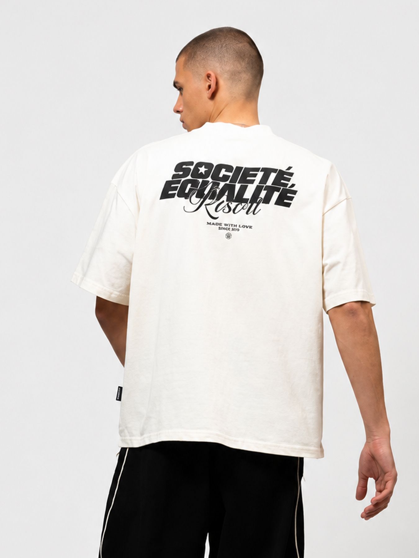 Equalité Societe resort boxy tee off white 2900167421046