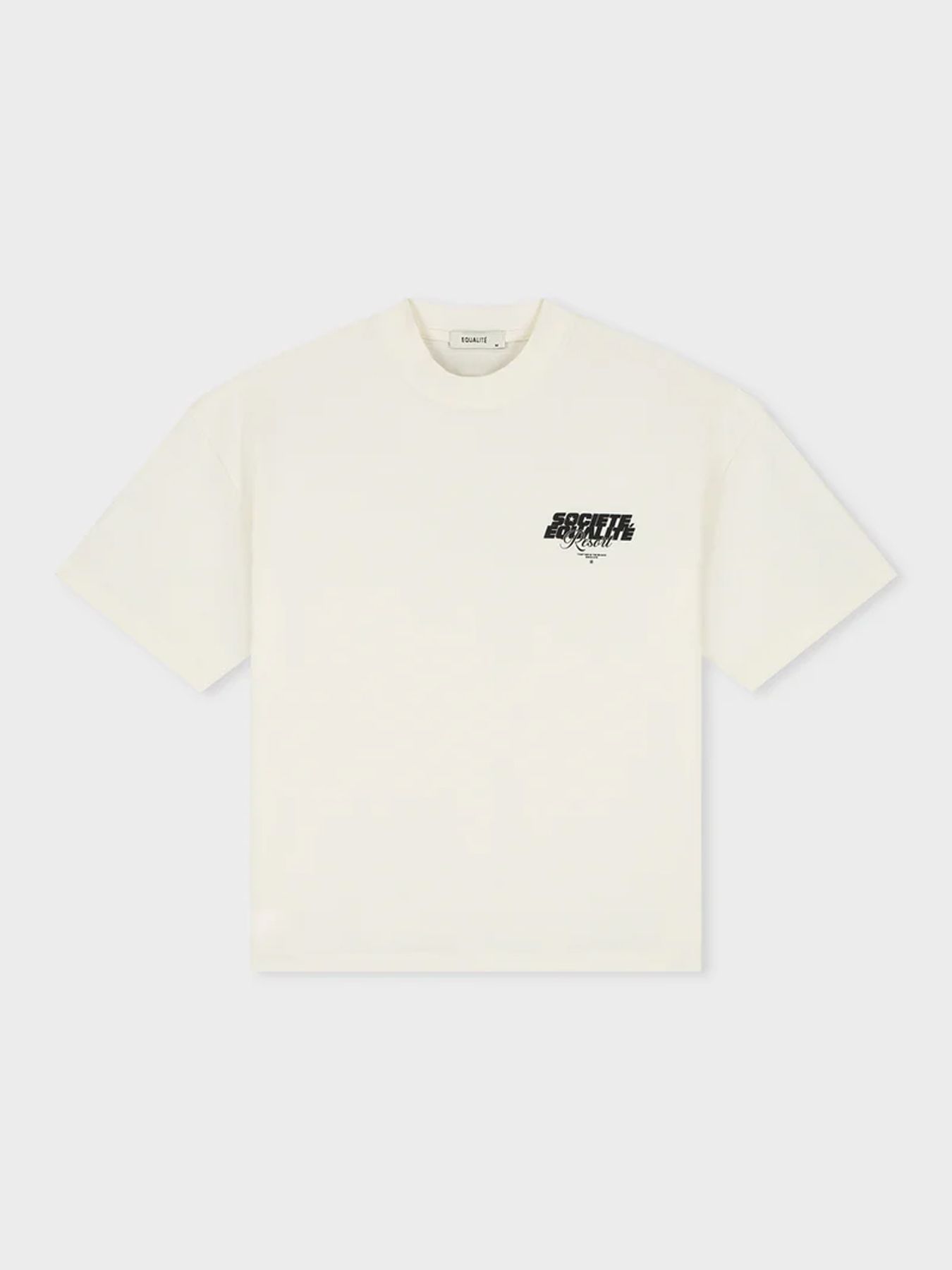 Equalité Societe resort boxy tee off white 2900167421046