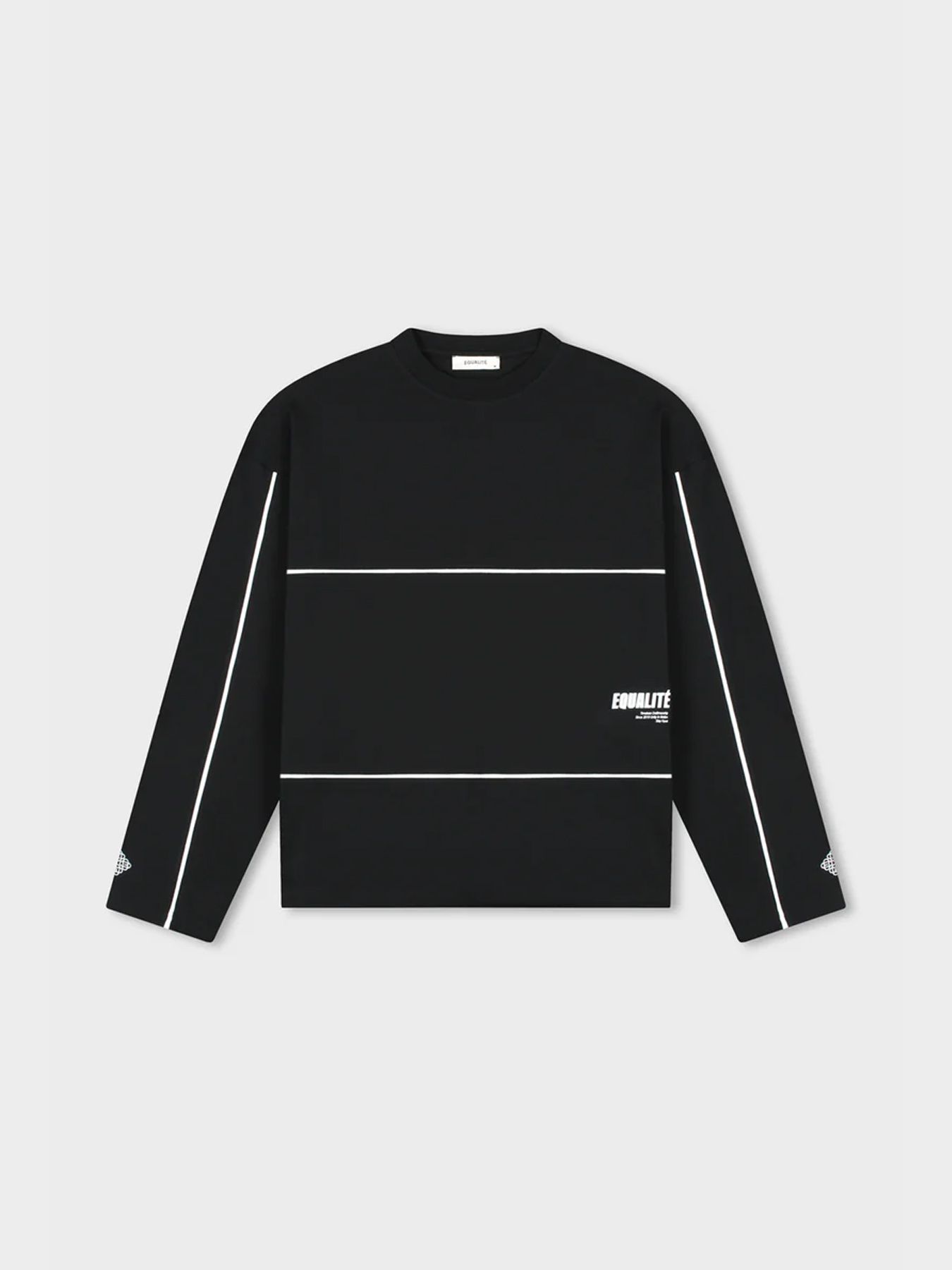Equalité Bruno line longsleeve Black 2900167196043