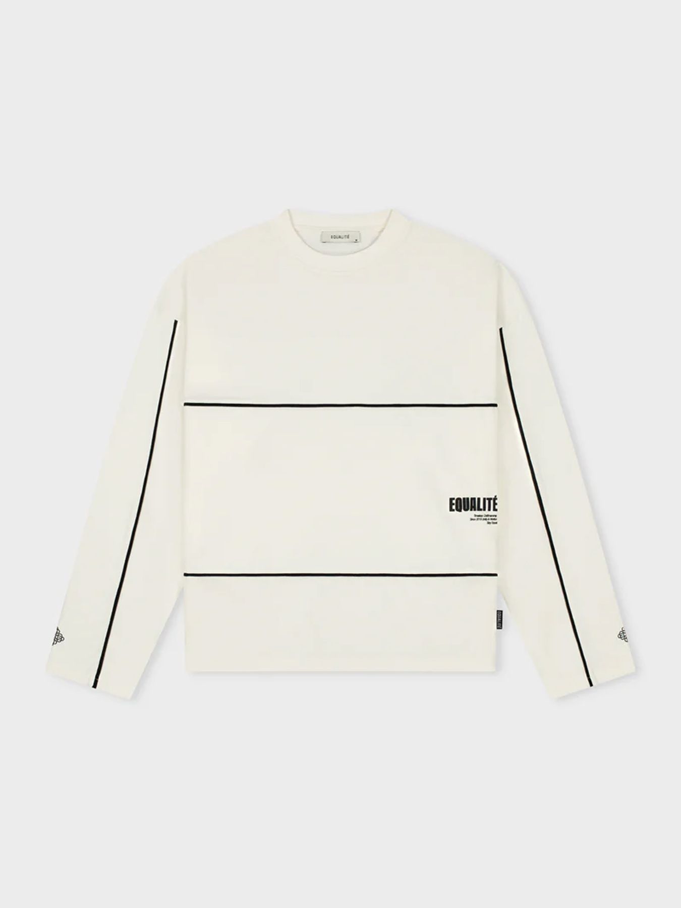 Equalité Bruno line longsleeve off white 2900167197033