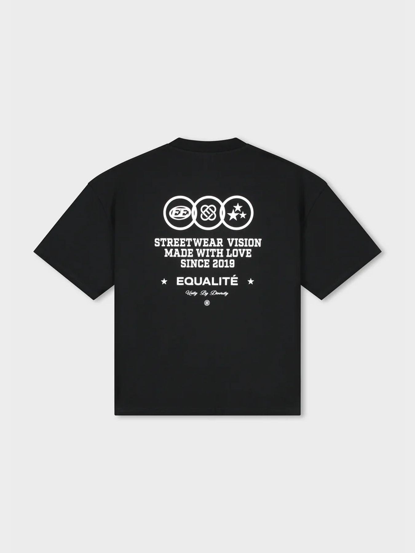 Equalité Universe boxy tee Black 2900167198061