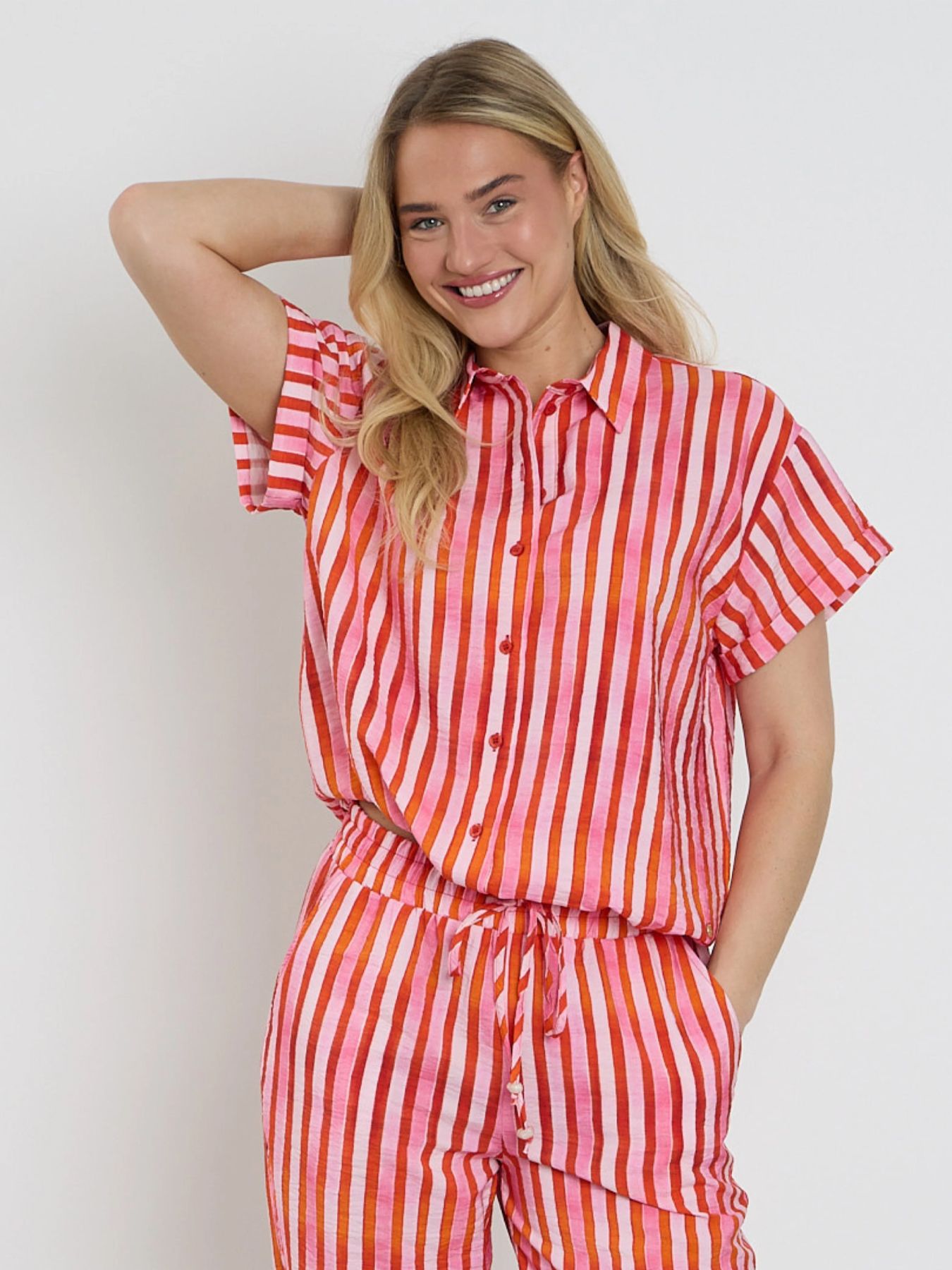 Elvira Blouse Roos Pink 2900167221158