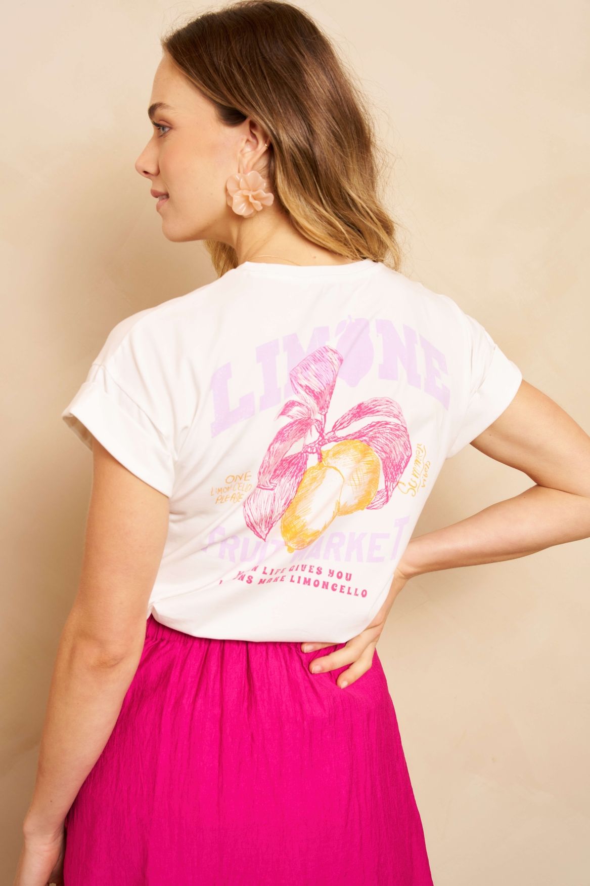 Lofty Manner T-shirt Valerie 101 off white 00118811-EKA26013300000069