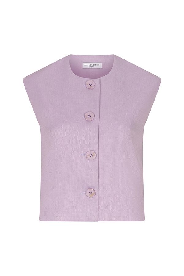 Lofty Manner Gilet Isla 745 lila 00118813-EKA26013300000087