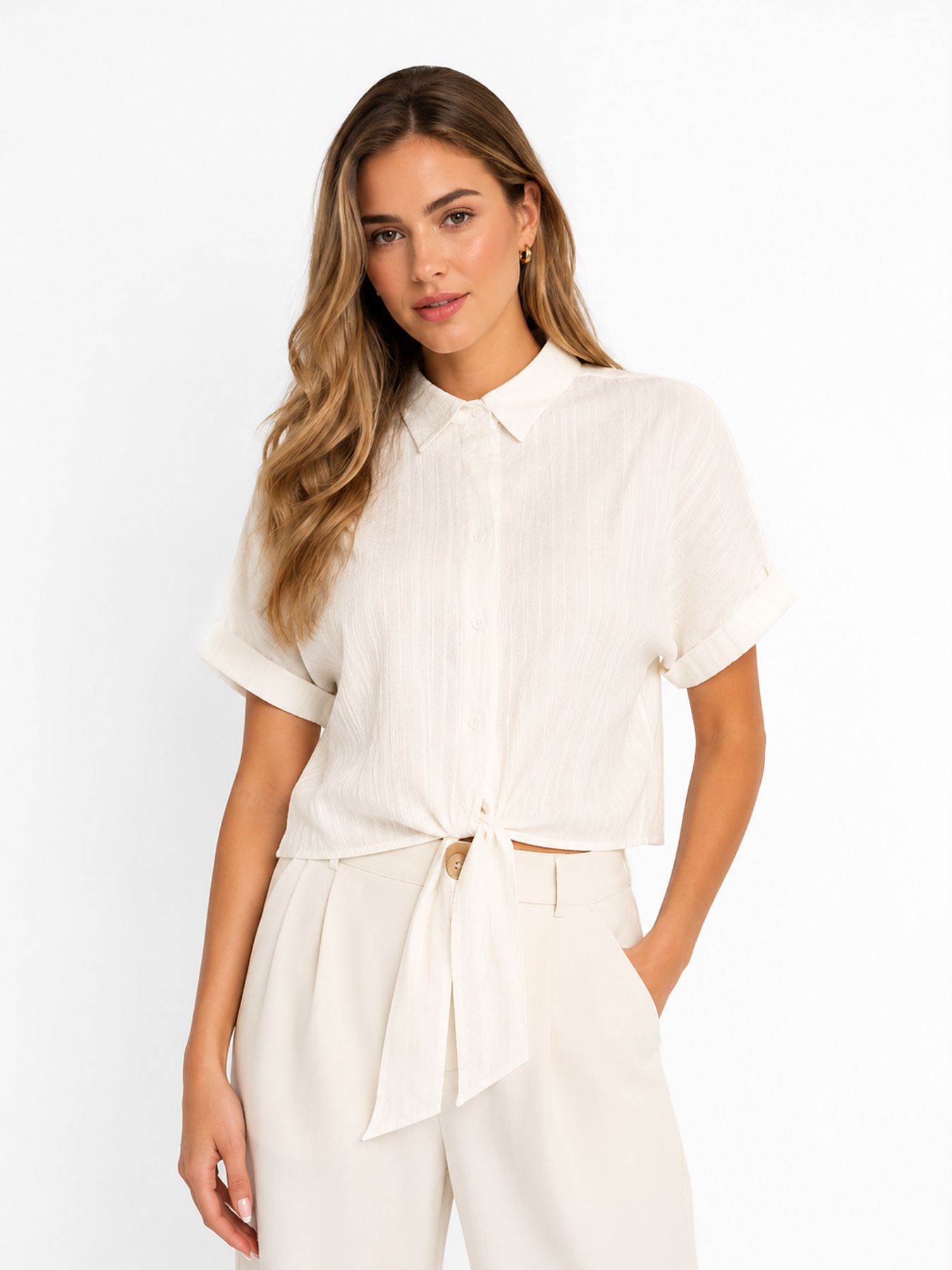 Lofty Manner Blouse Gwyn 101 off white 00118817-EKA26013300000069