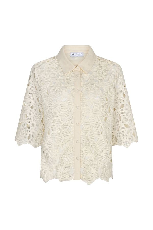 Lofty Manner Blouse Denni 101 off white 00118833-EKA26013300000069