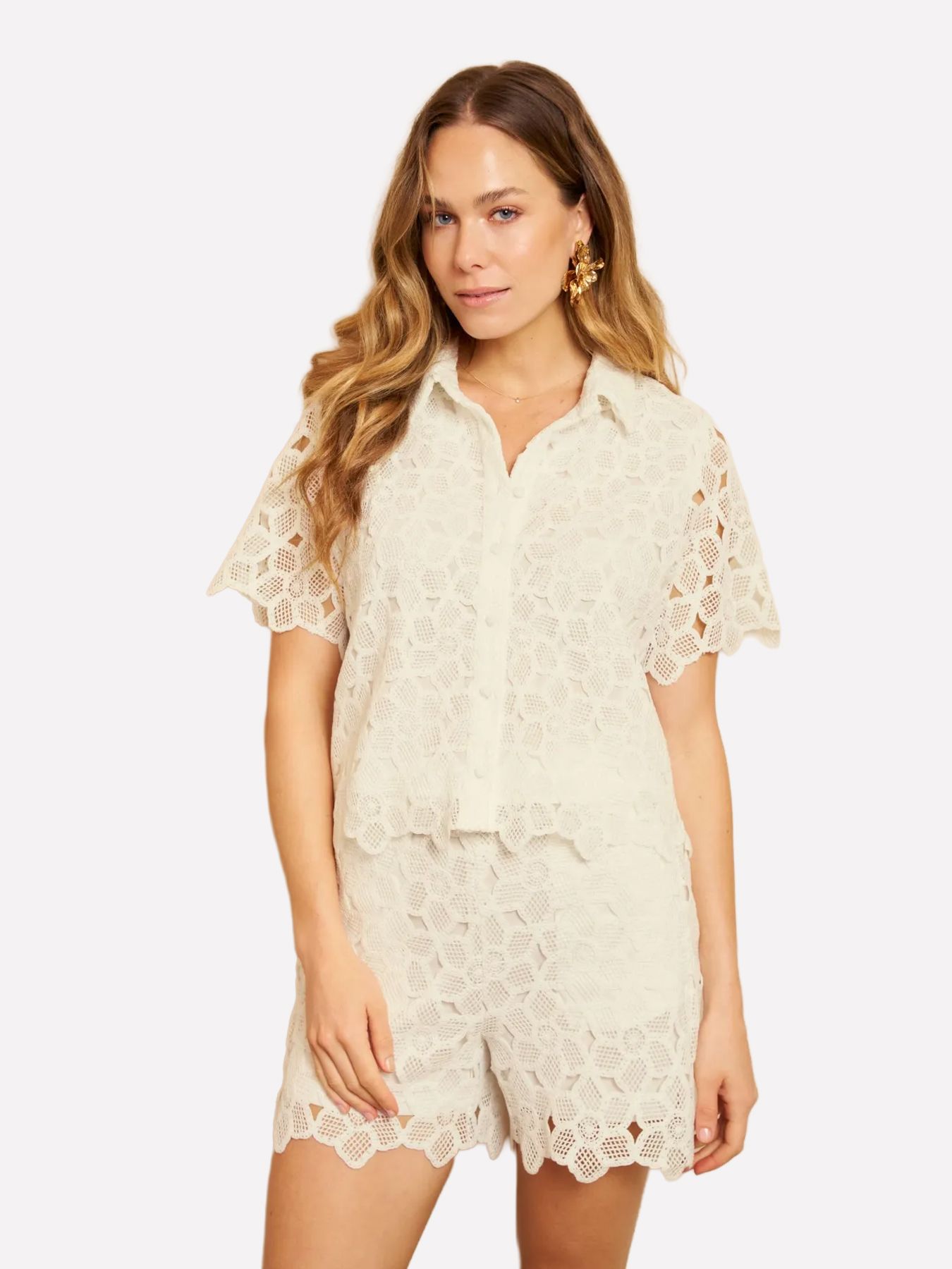 Lofty Manner Blouse Denni 101 off white 00118833-EKA26013300000069
