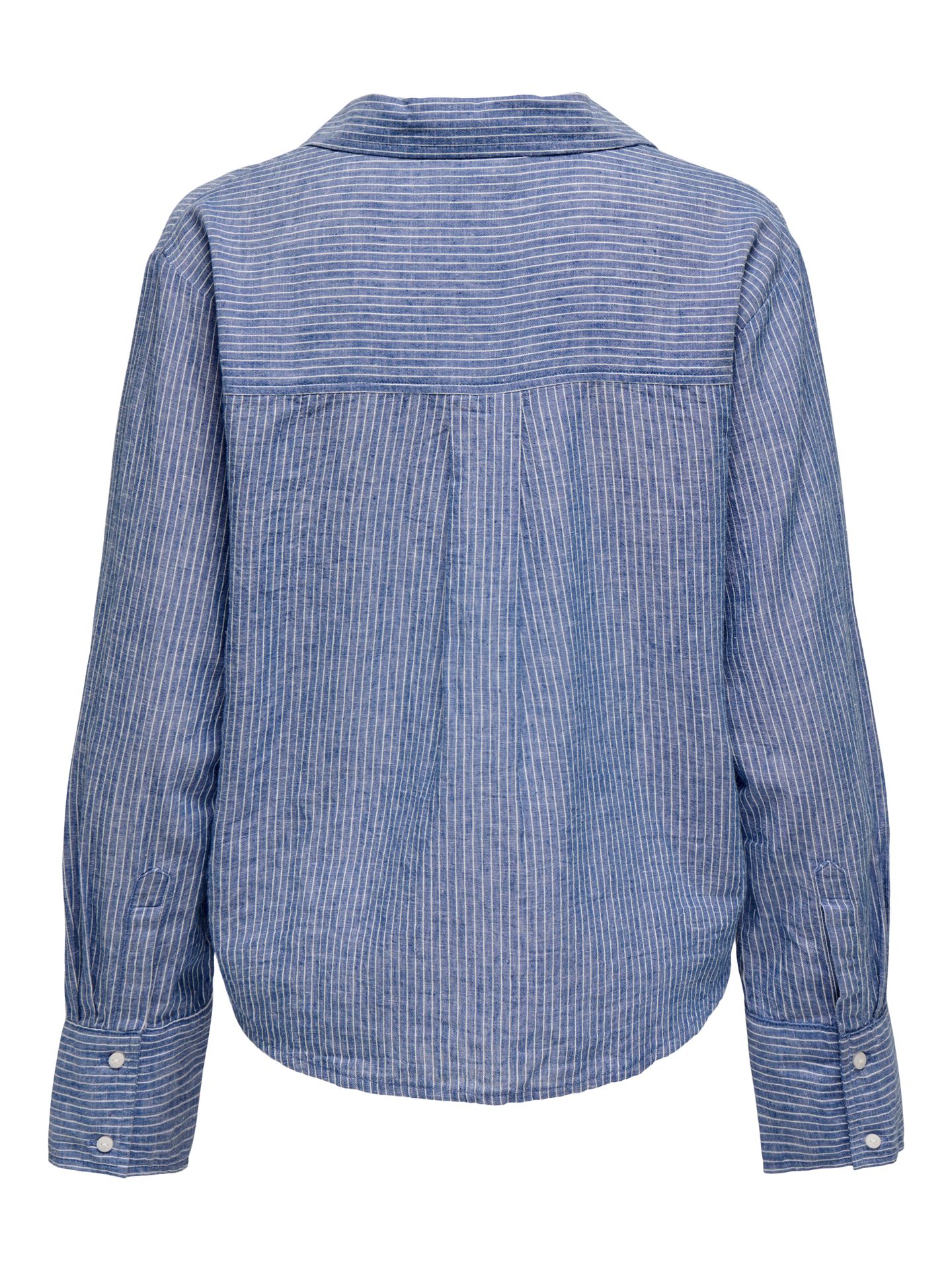 JDY JDYMILA L/S LOOSE LINEN SHIRT WVN D Star Sapphire/CLOUD DANCER 00118835-EKA26011400003562