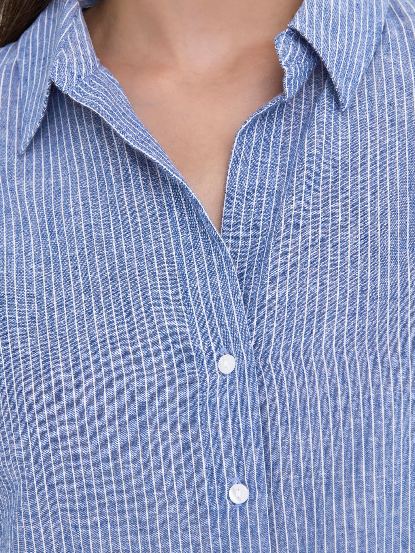Only JDYMILA L/S LOOSE LINEN SHIRT WVN D Kentucky Blue/CLOUD DANCER 2900167251032