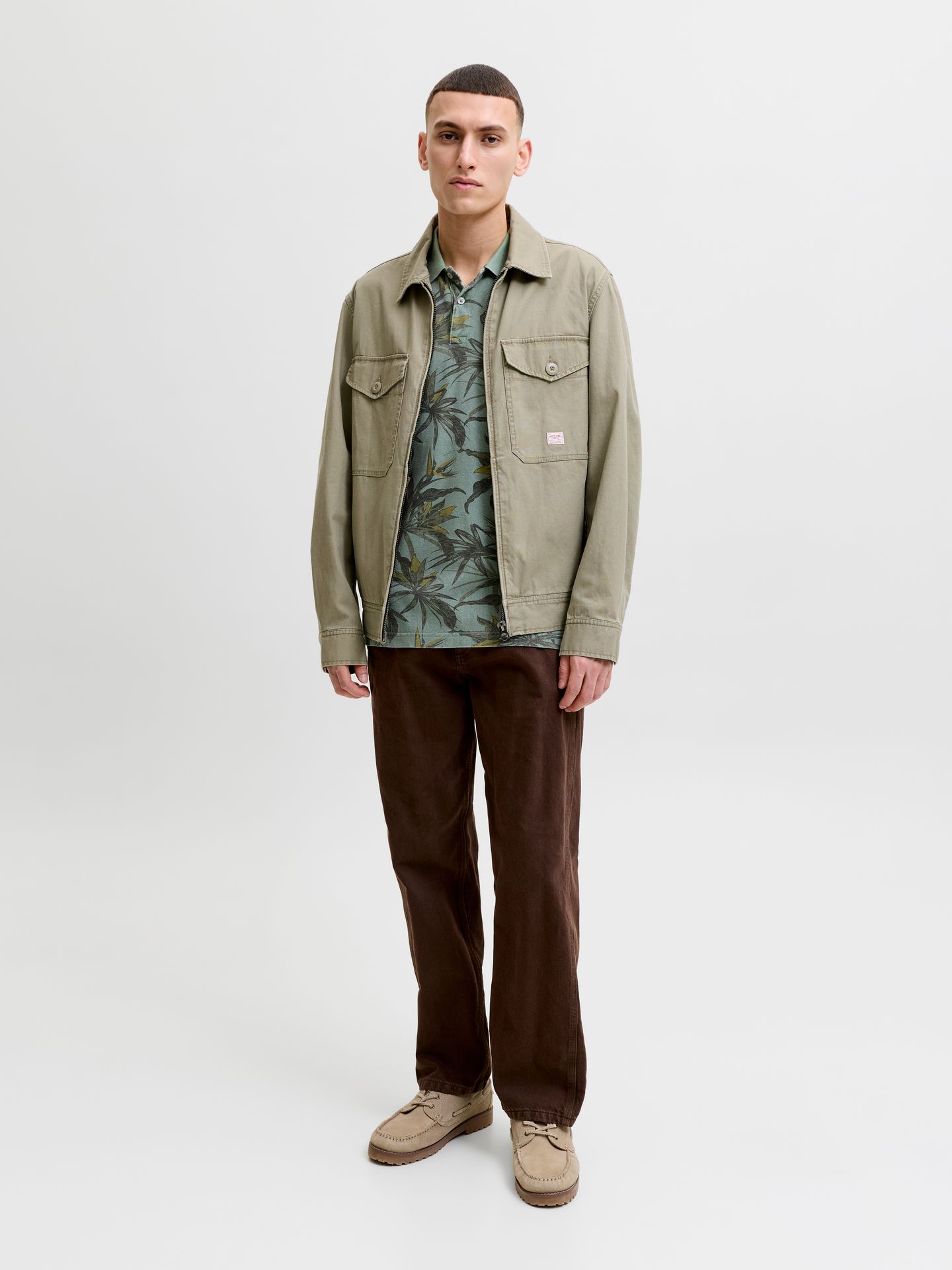 Jack & Jones JPRBLUHAWAII AOP SS POLO Laurel Wreath 2900167275014