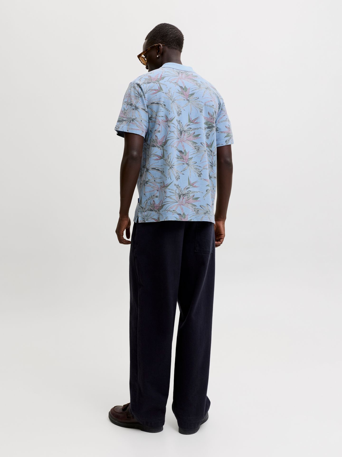 Jack & Jones JPRBLUHAWAII AOP SS POLO Soft Chambray 2900167276011